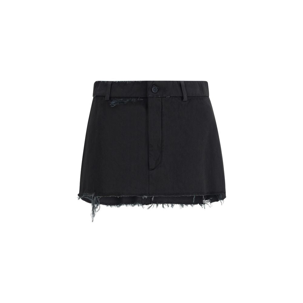 Balenciaga Fringed Miniskirt Glam Steals