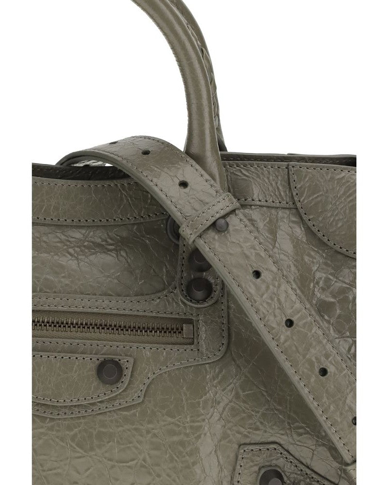 Balenciaga Gray Lamb Ovis Aries Shoulder Bag 