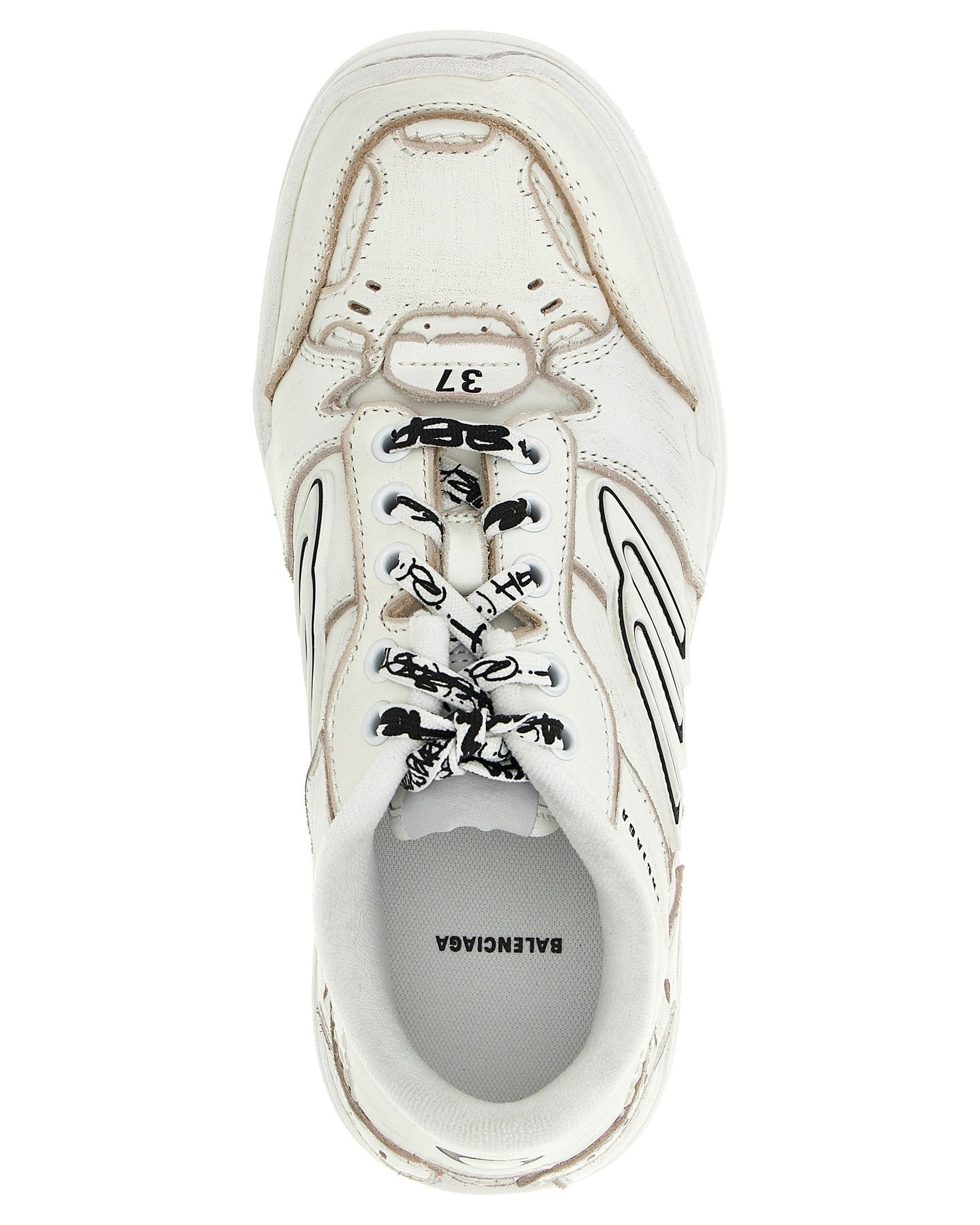 Balenciaga Hamptons Worn Out Medio Sneakers Glam Steals