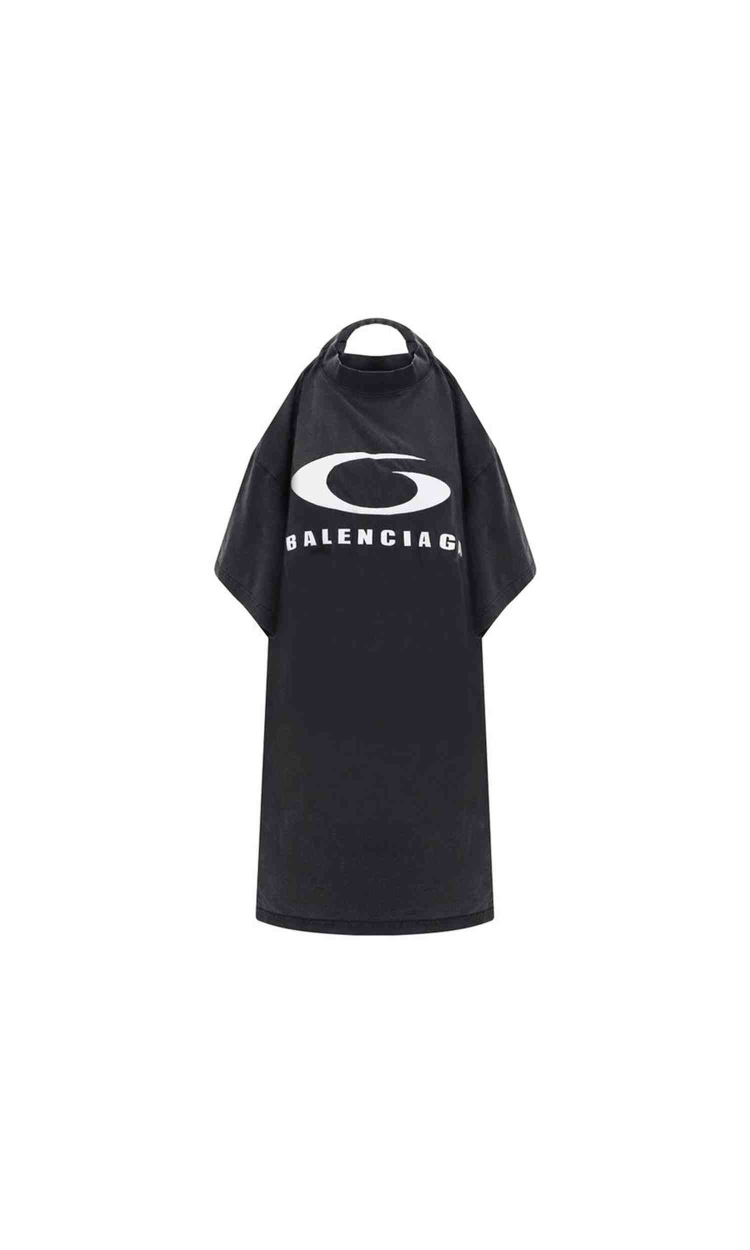 Balenciaga Icon Print T-Shirt Dress Glam Steals