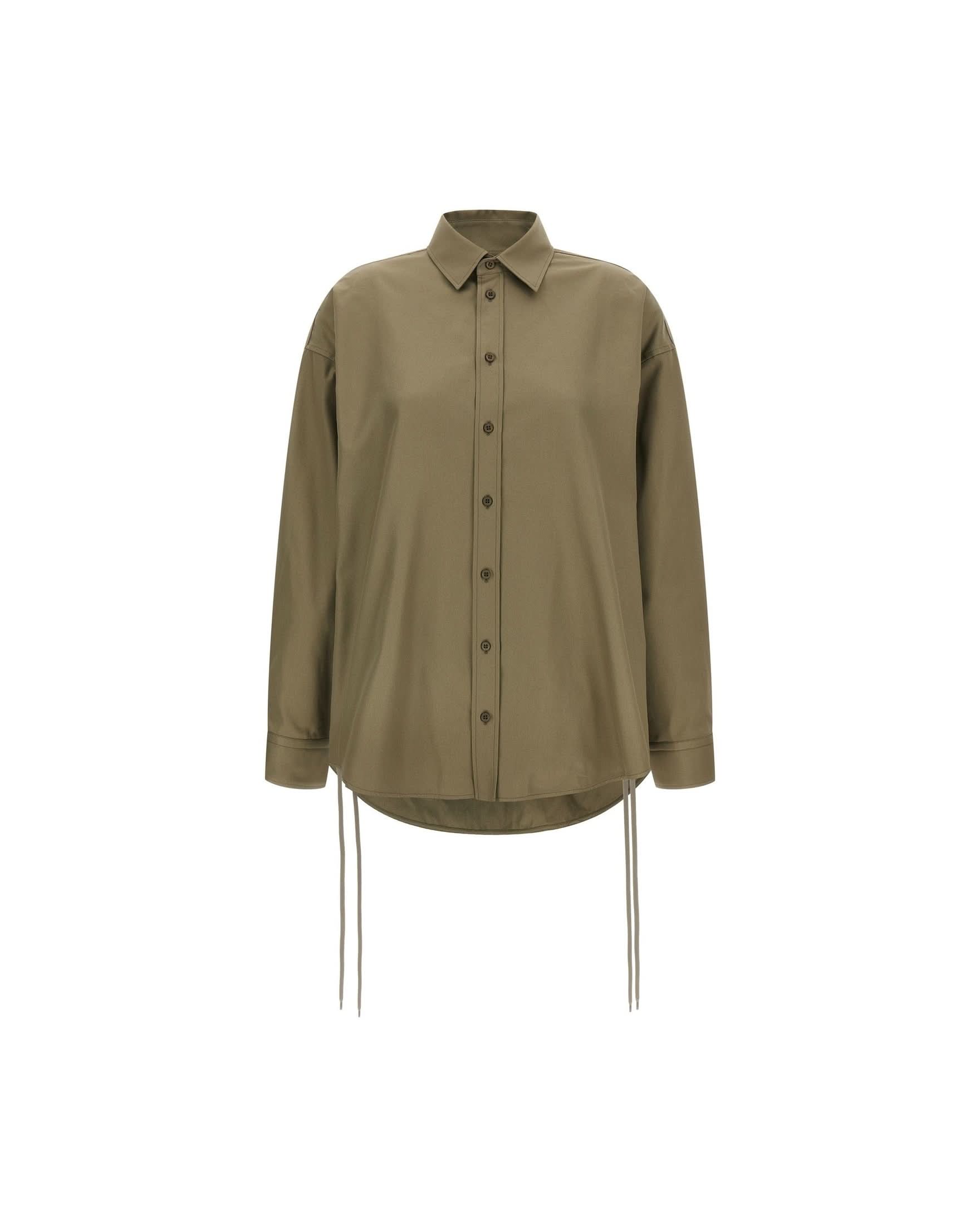 Balenciaga Lace Up Shirt Glam Steals