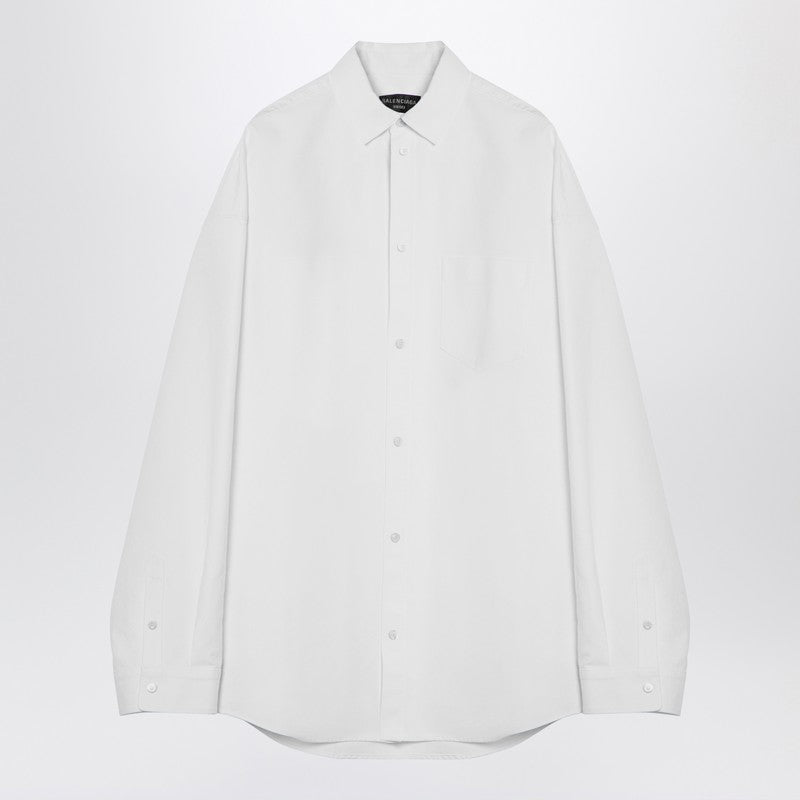 Balenciaga Large Fit Outerwear shirt white
