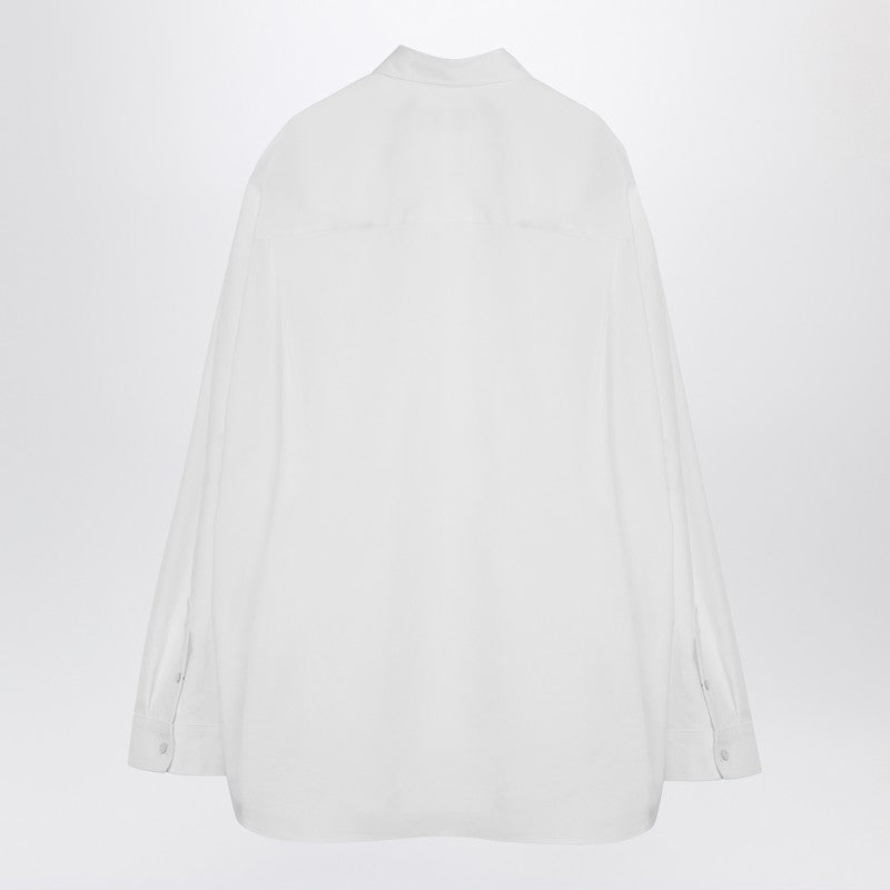 Balenciaga Large Fit Outerwear shirt white