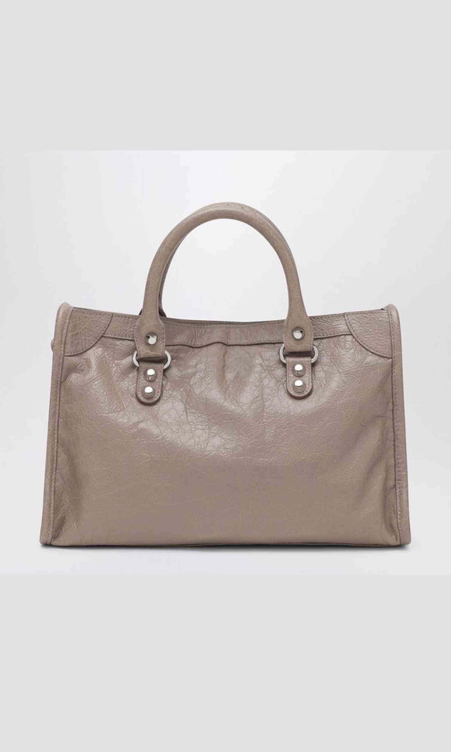 Balenciaga Le City Small Tote Bag Sesame Coloured Glam Steals