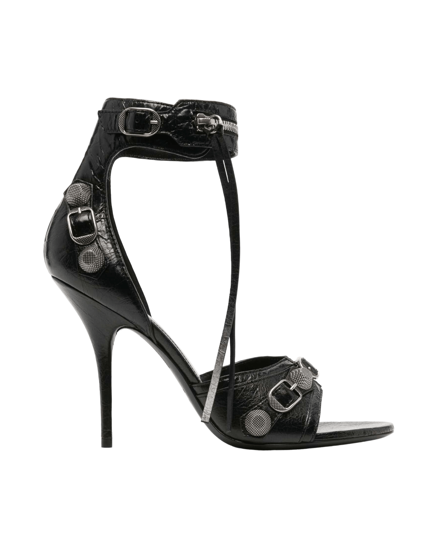 Balenciaga Leather Cagole 110mm Sandals Glam Steals