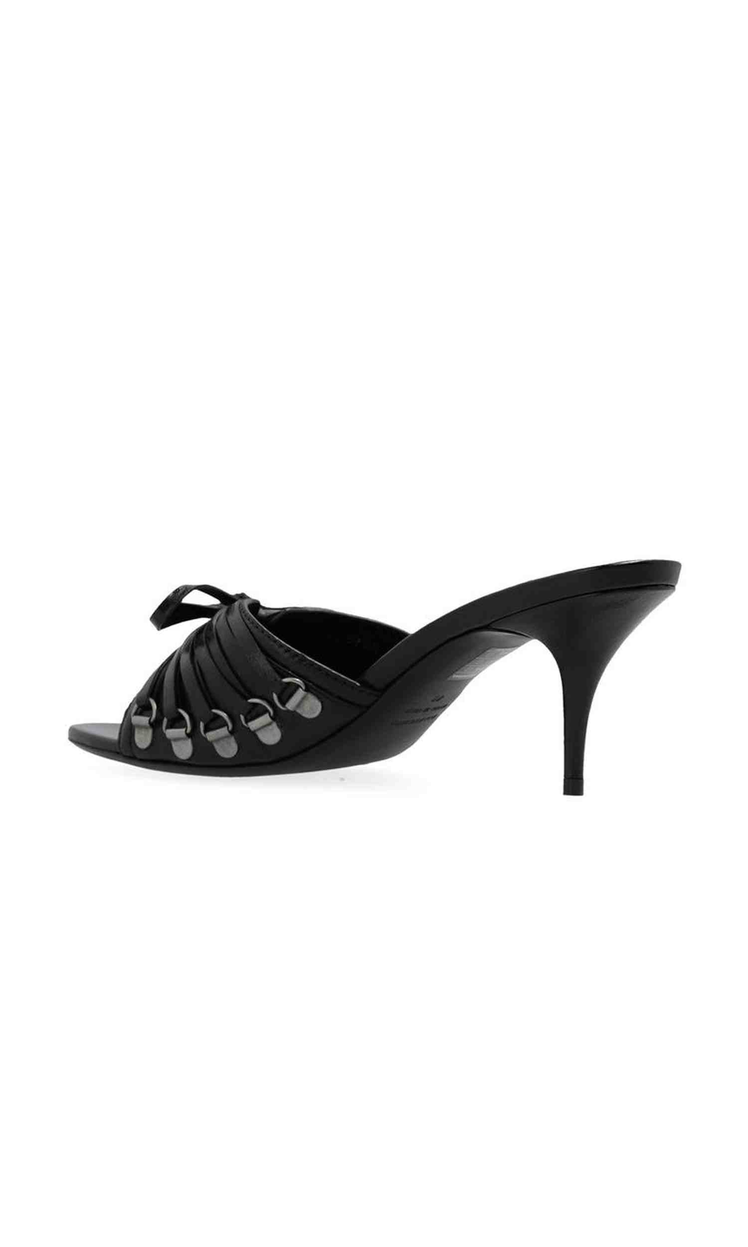 Balenciaga Leather Cagole 70 Sandals Glam Steals