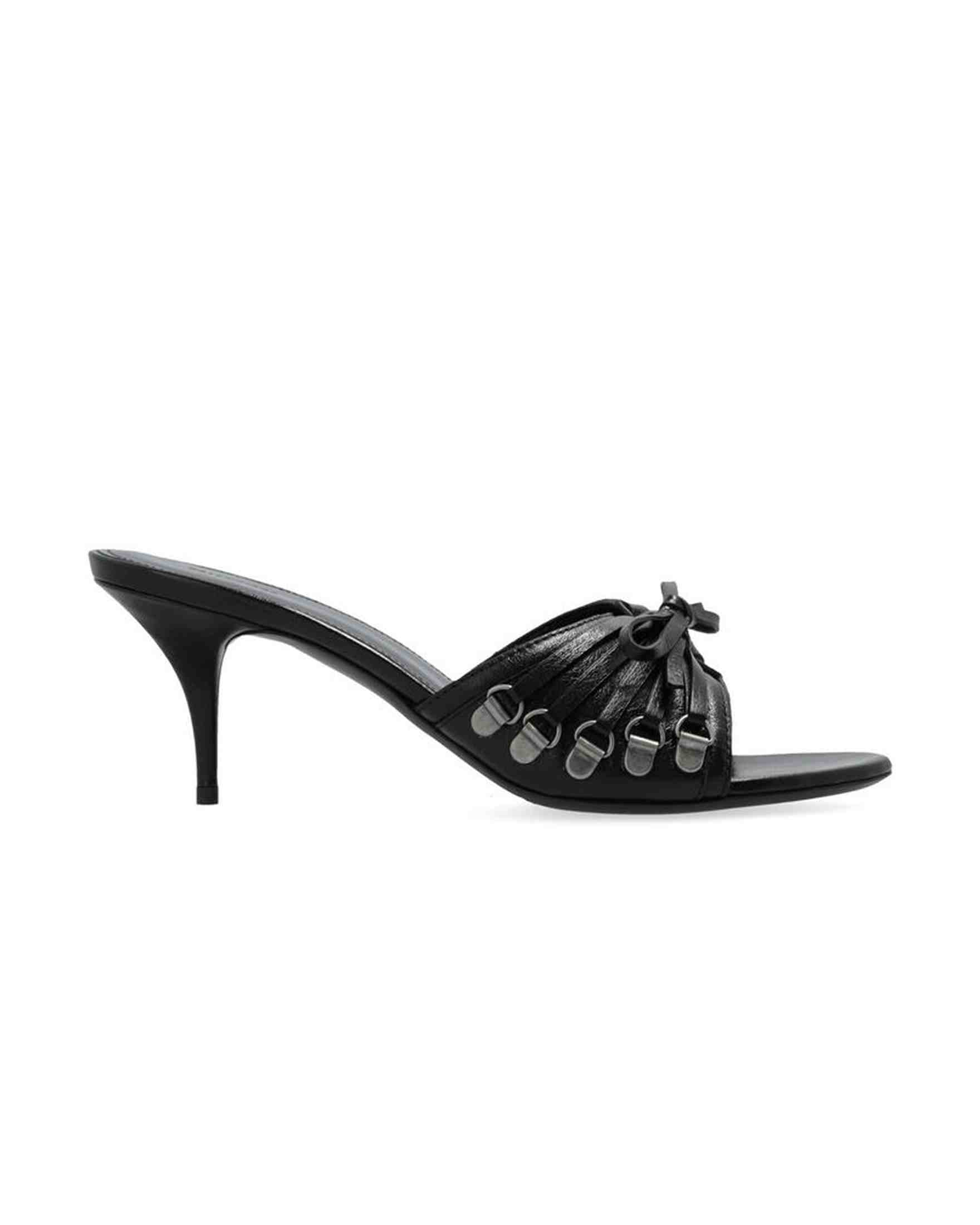 Balenciaga Leather Cagole 70 Sandals Glam Steals