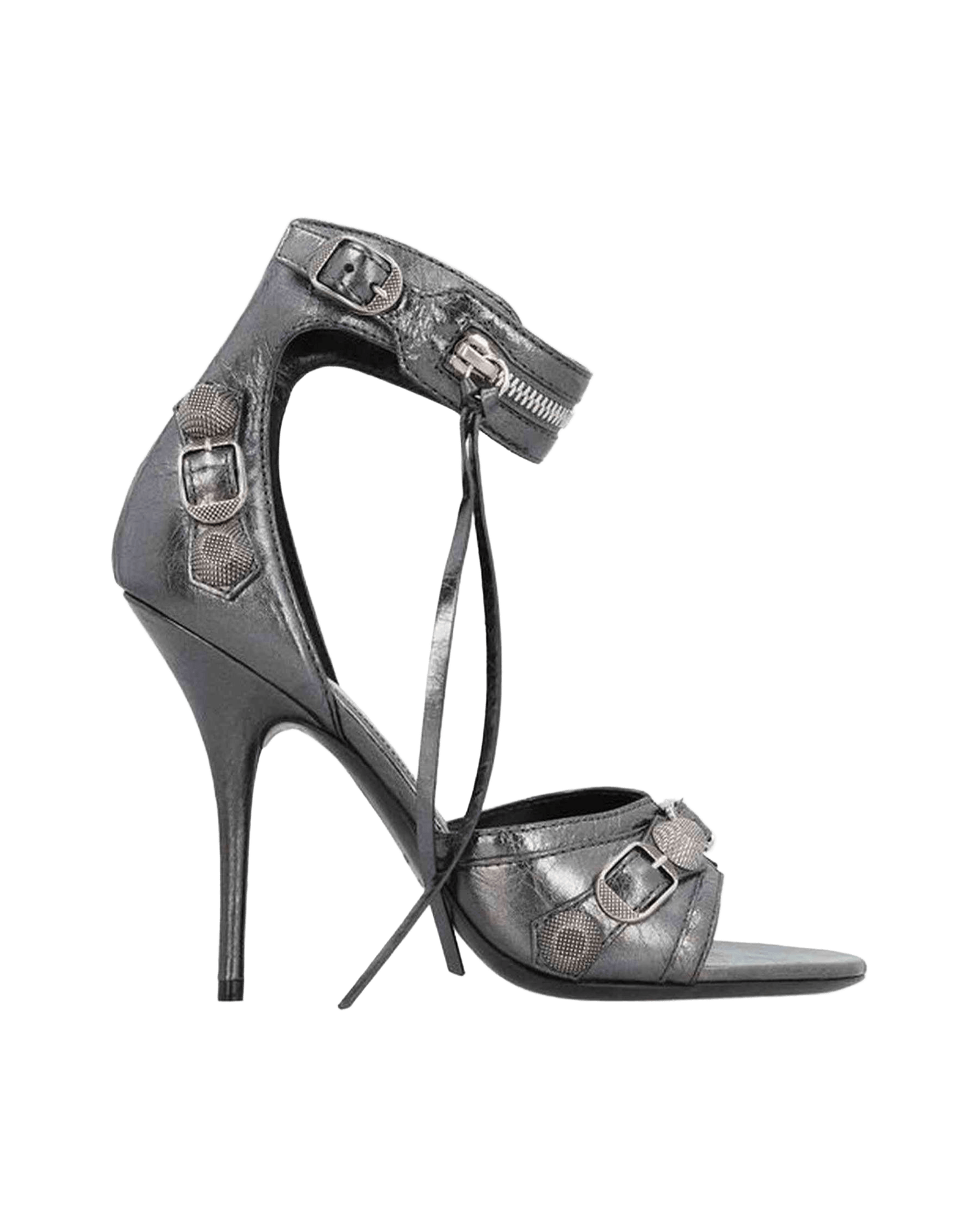 Balenciaga Leather Cagole Sandals Glam Steals