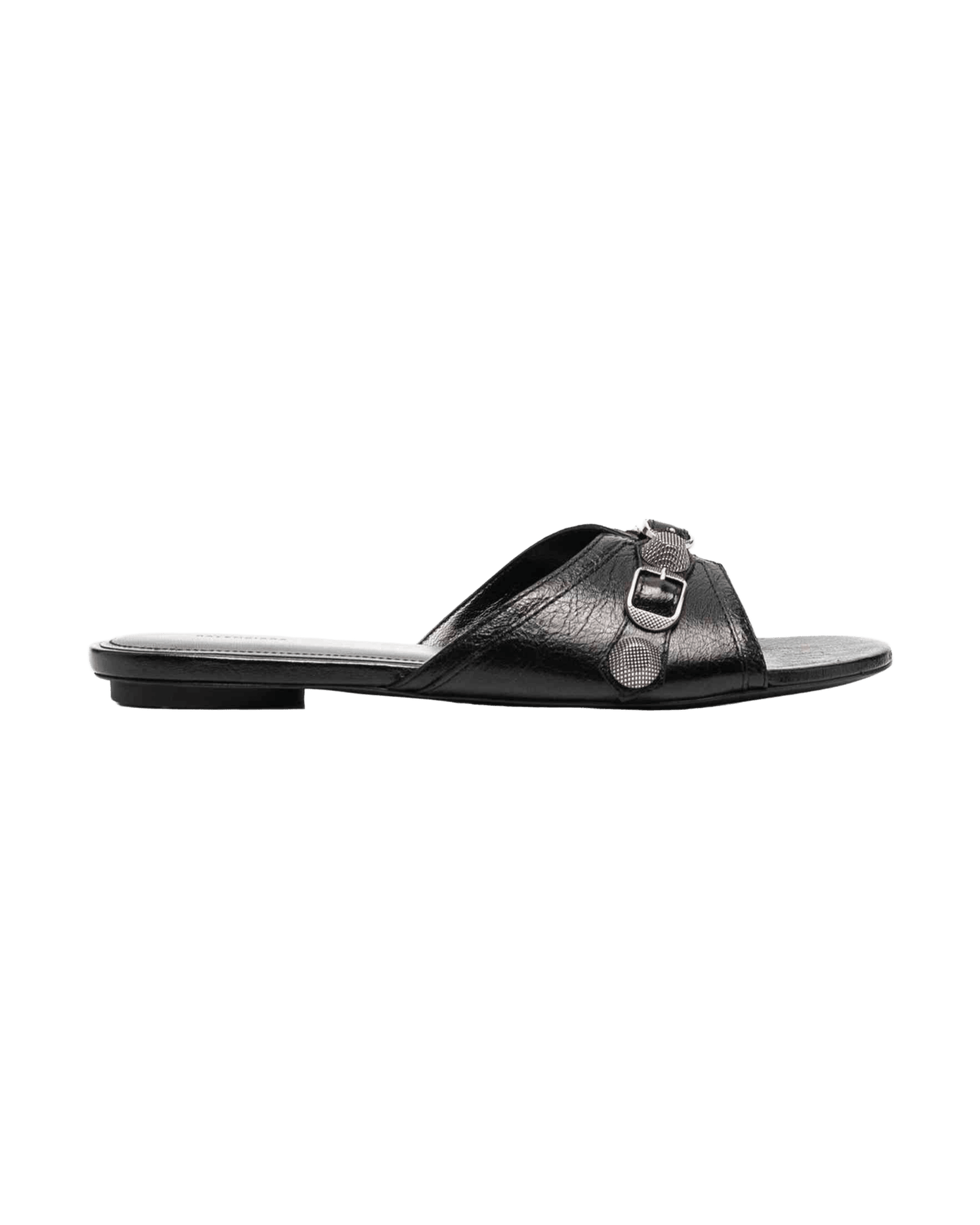Balenciaga Leather Cagole Sandals Glam Steals