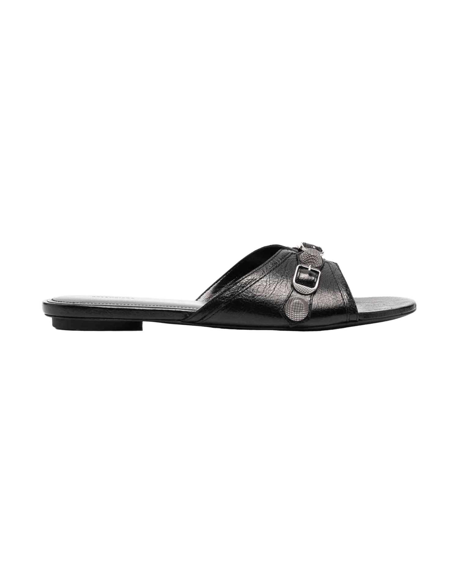 Balenciaga Leather Cagole Sandals Glam Steals