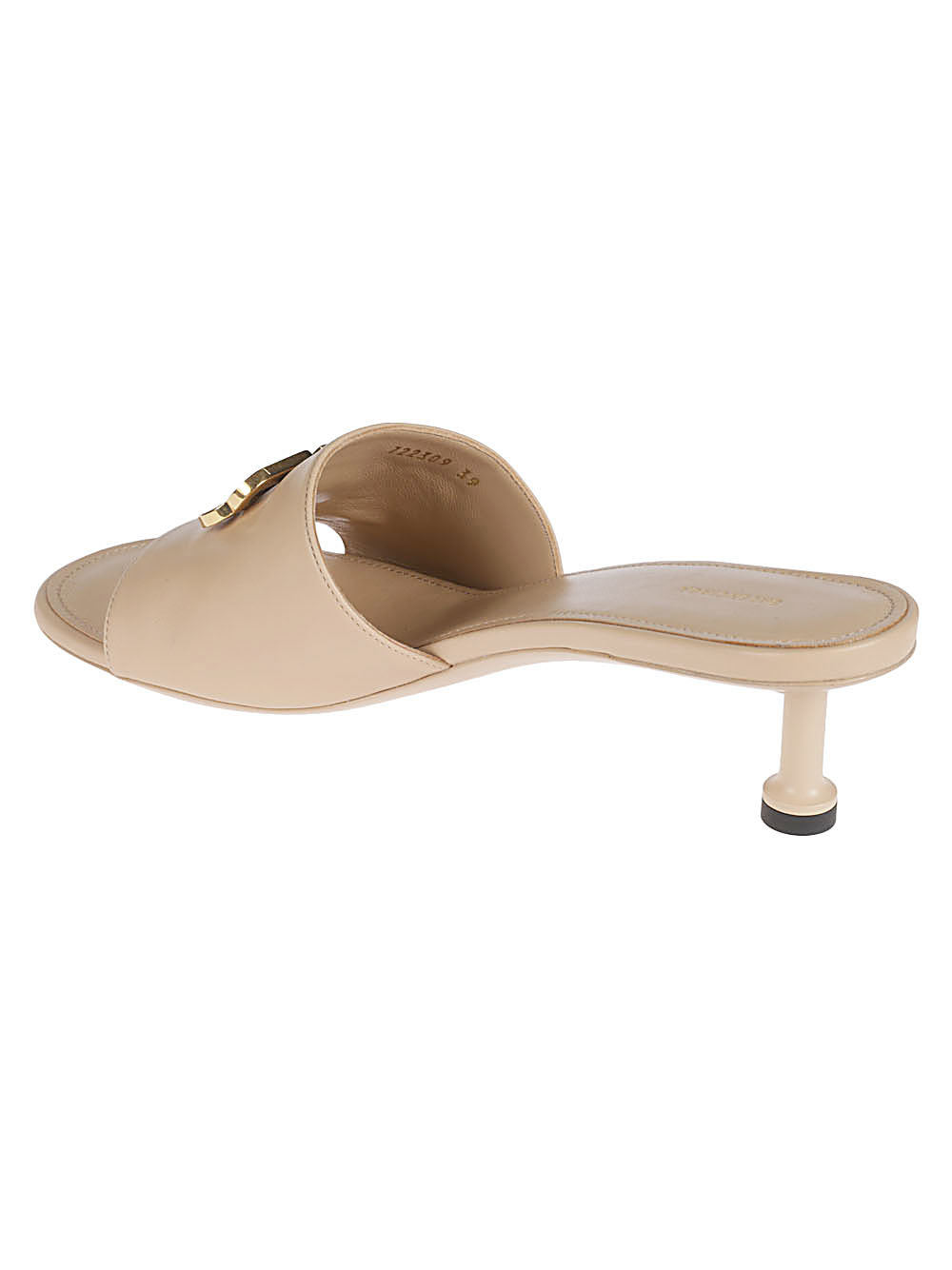 Balenciaga Leather Groupie Heeled Mules Glam Steals