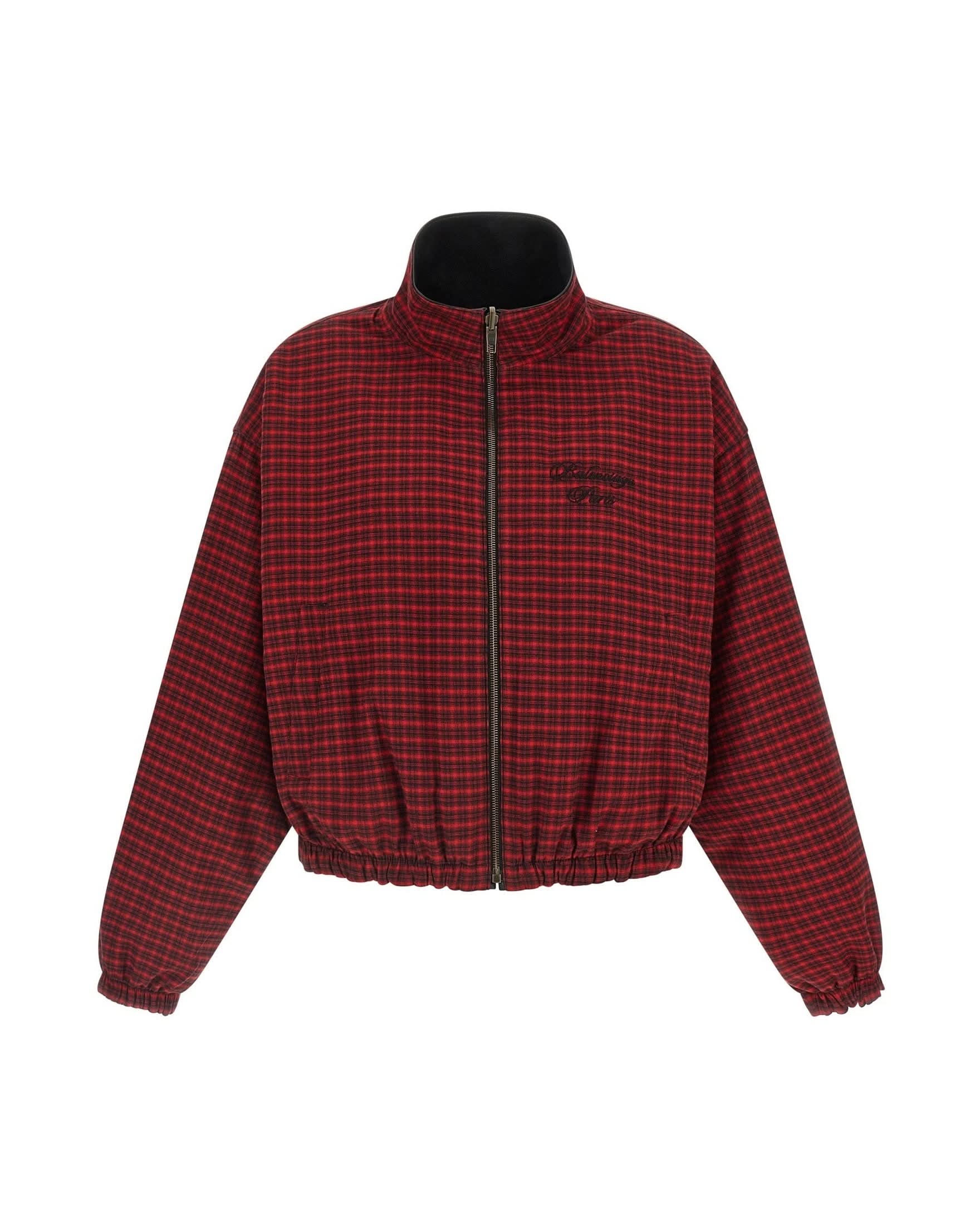 Balenciaga Leather Reversible Jacket Glam Steals