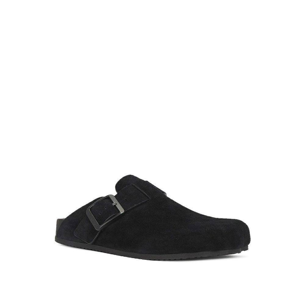 Balenciaga Leather Sunday Sabots Glam Steals