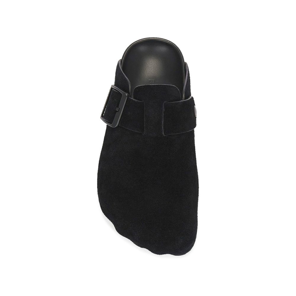 Balenciaga Leather Sunday Sabots Glam Steals