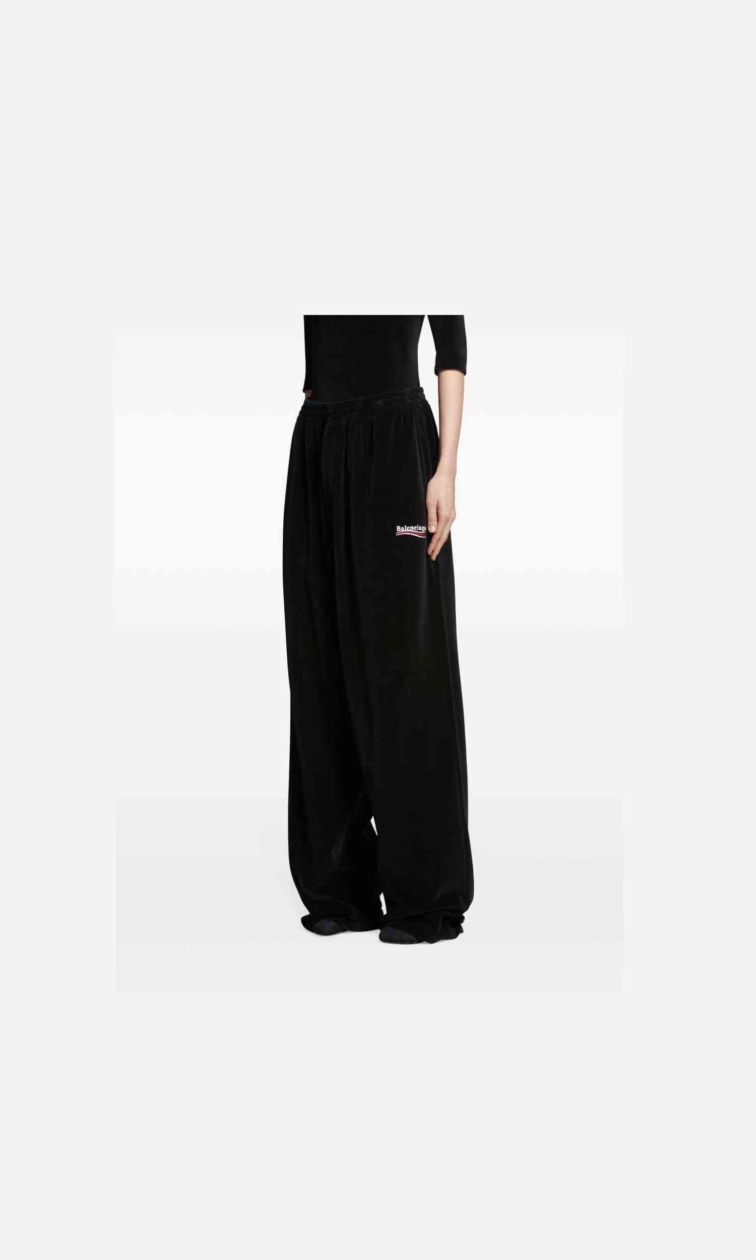 Balenciaga Logo Embroidered Track Pant Glam Steals