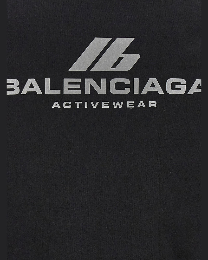 Balenciaga Logo Print Hoodie Glam Steals