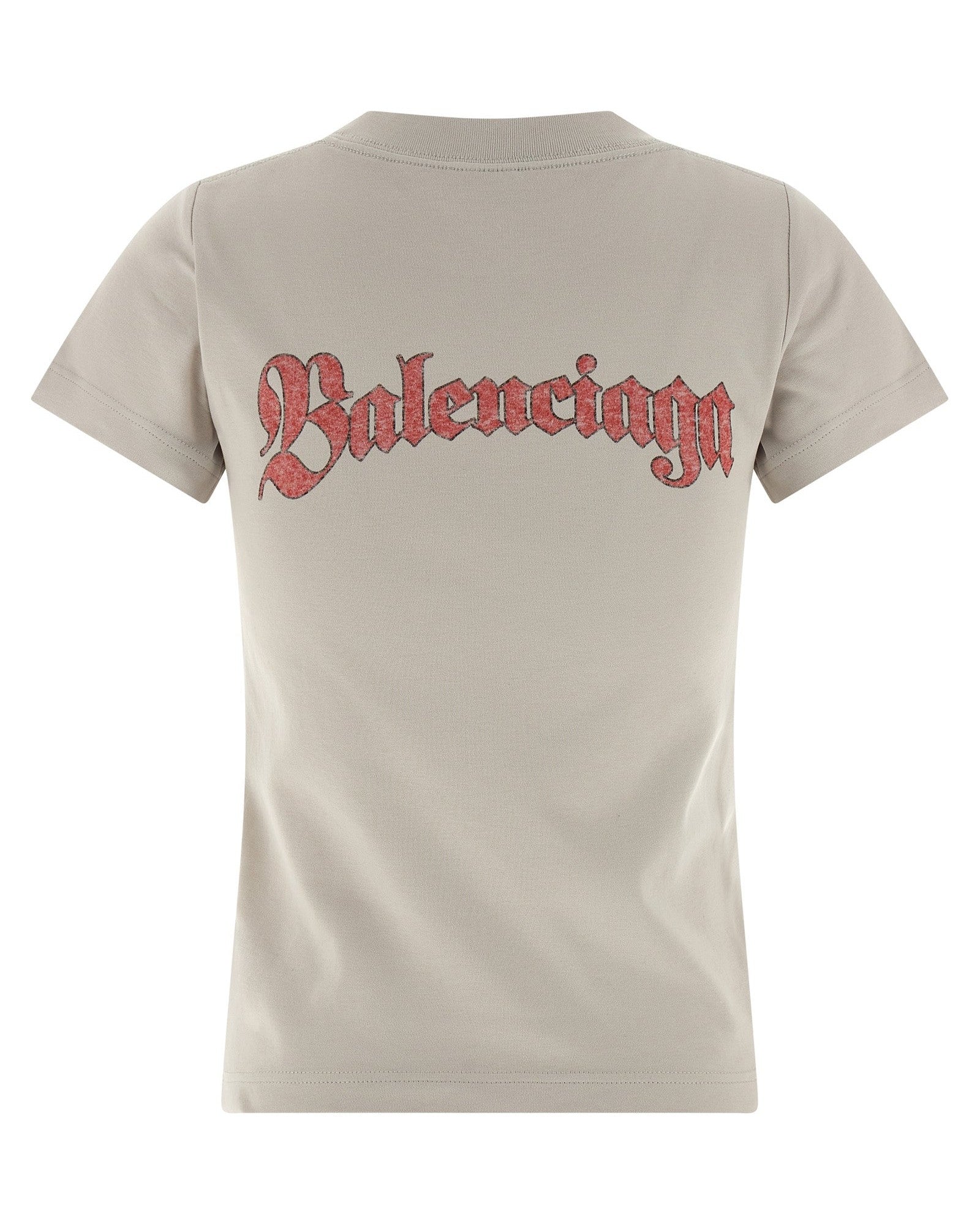 Balenciaga Logo Print T-shirt Glam Steals