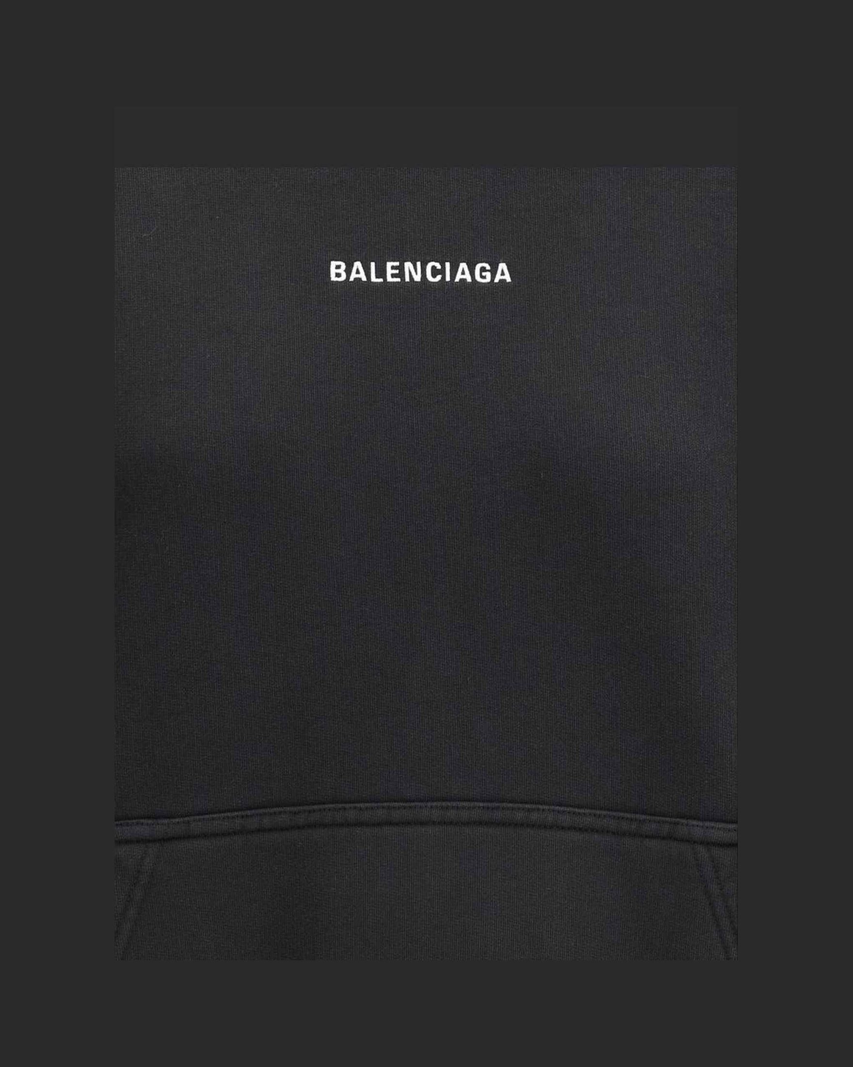 Balenciaga Logoed Hoodie Glam Steals