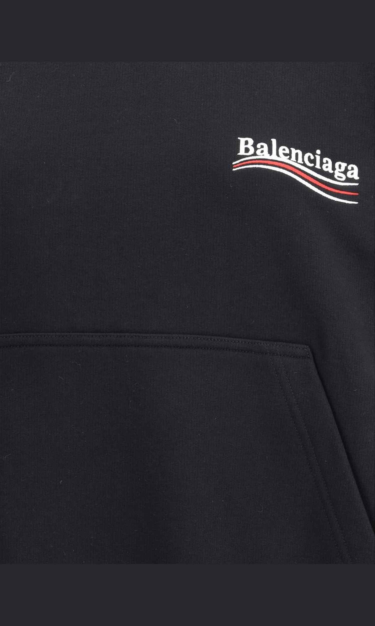 Balenciaga Logoed Hoodie Glam Steals