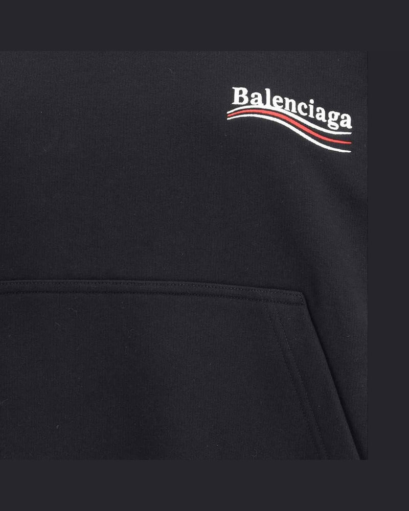 Balenciaga Logoed Hoodie Glam Steals