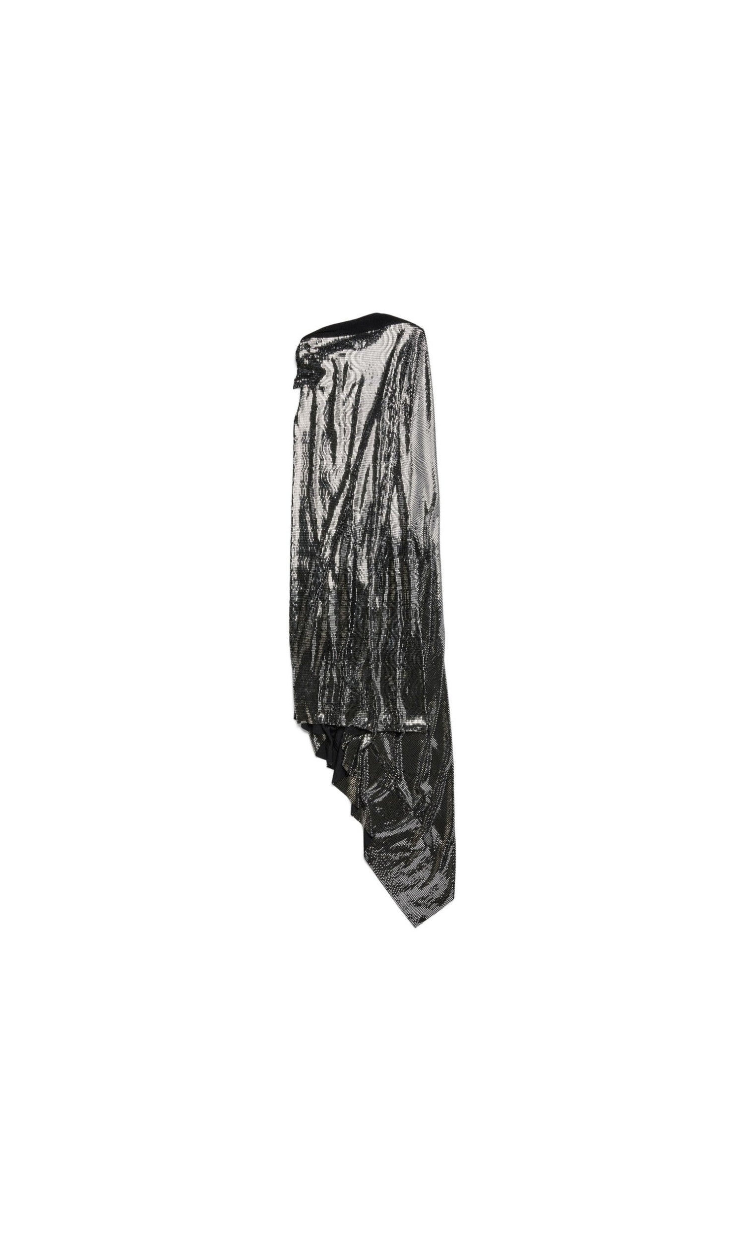 Balenciaga Metallic Effect Midi Dress Glam Steals