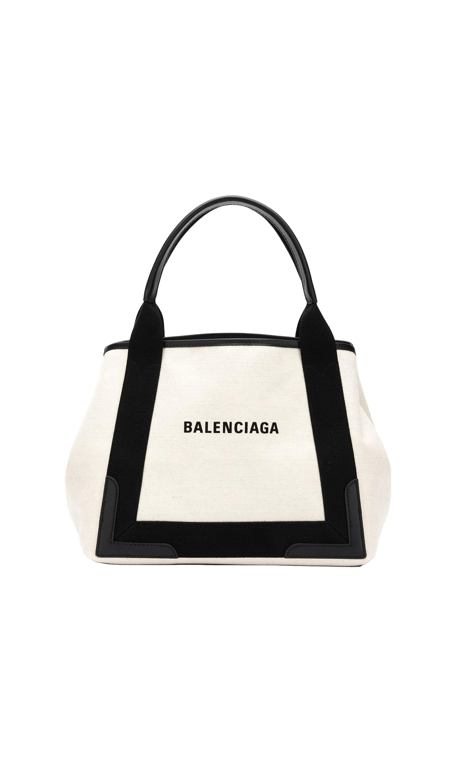 Balenciaga Navy Small Cabas Tote Bag Glam Steals