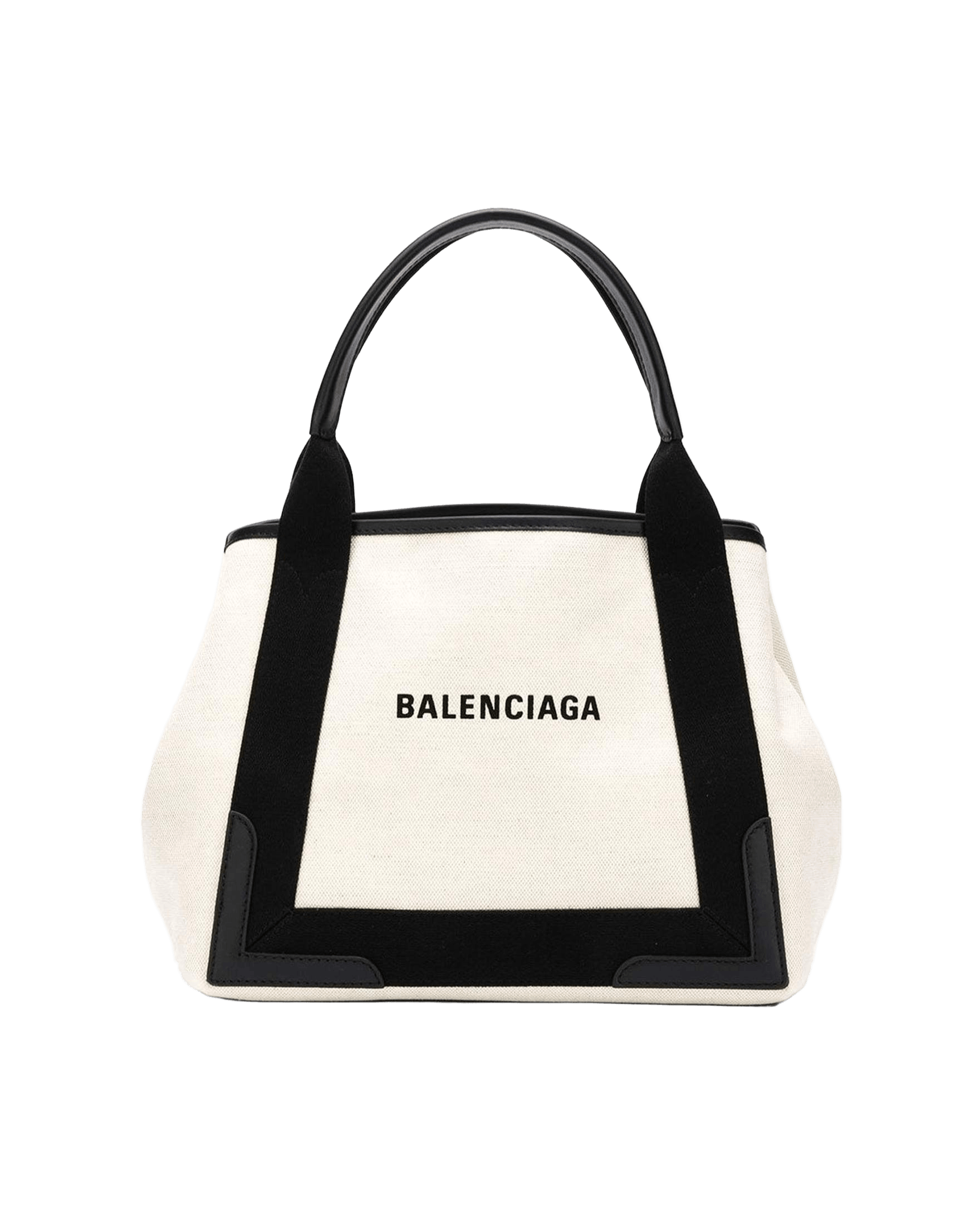 Balenciaga Navy Small Cabas Tote Bag Glam Steals