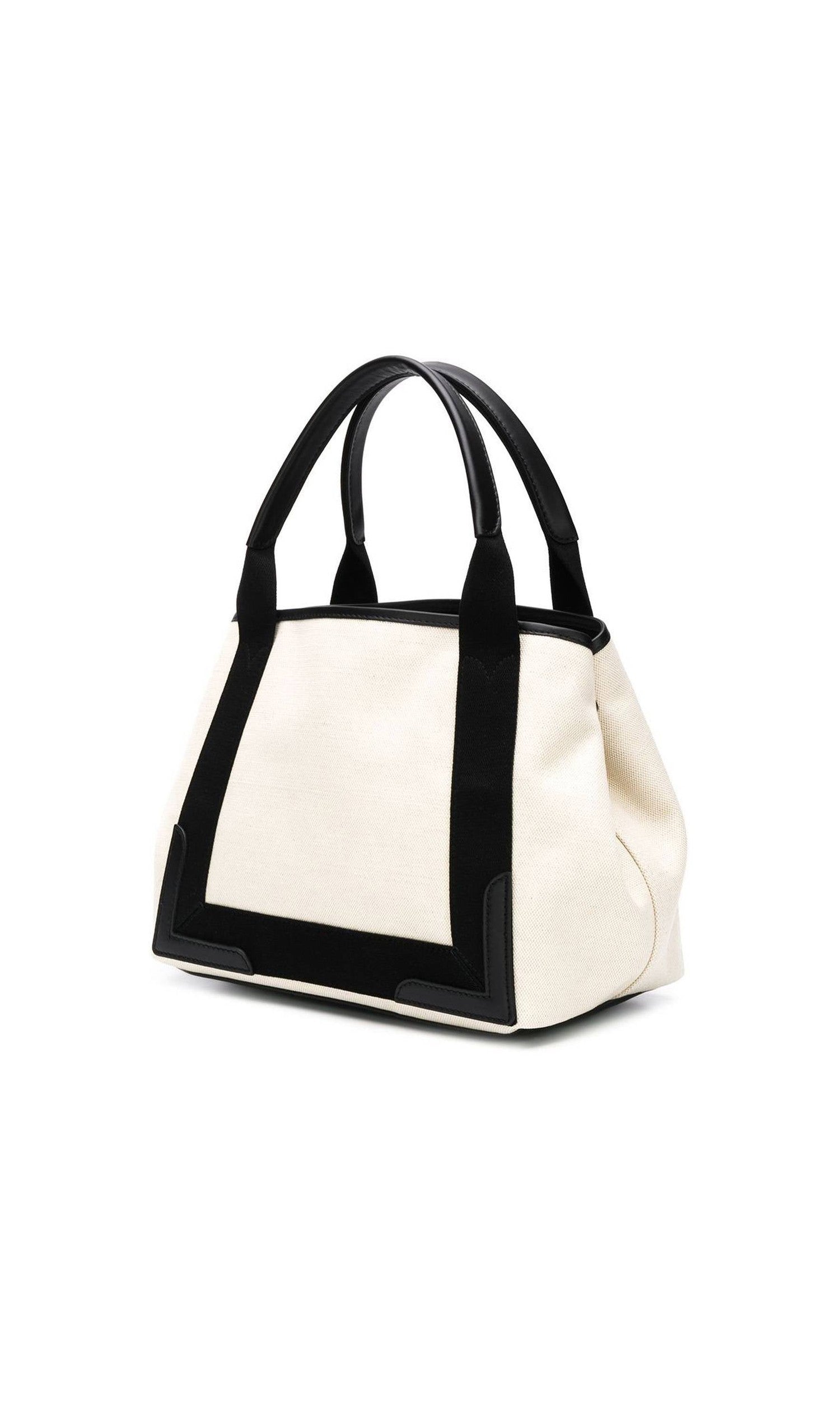 Balenciaga Navy Small Cabas Tote Bag Glam Steals