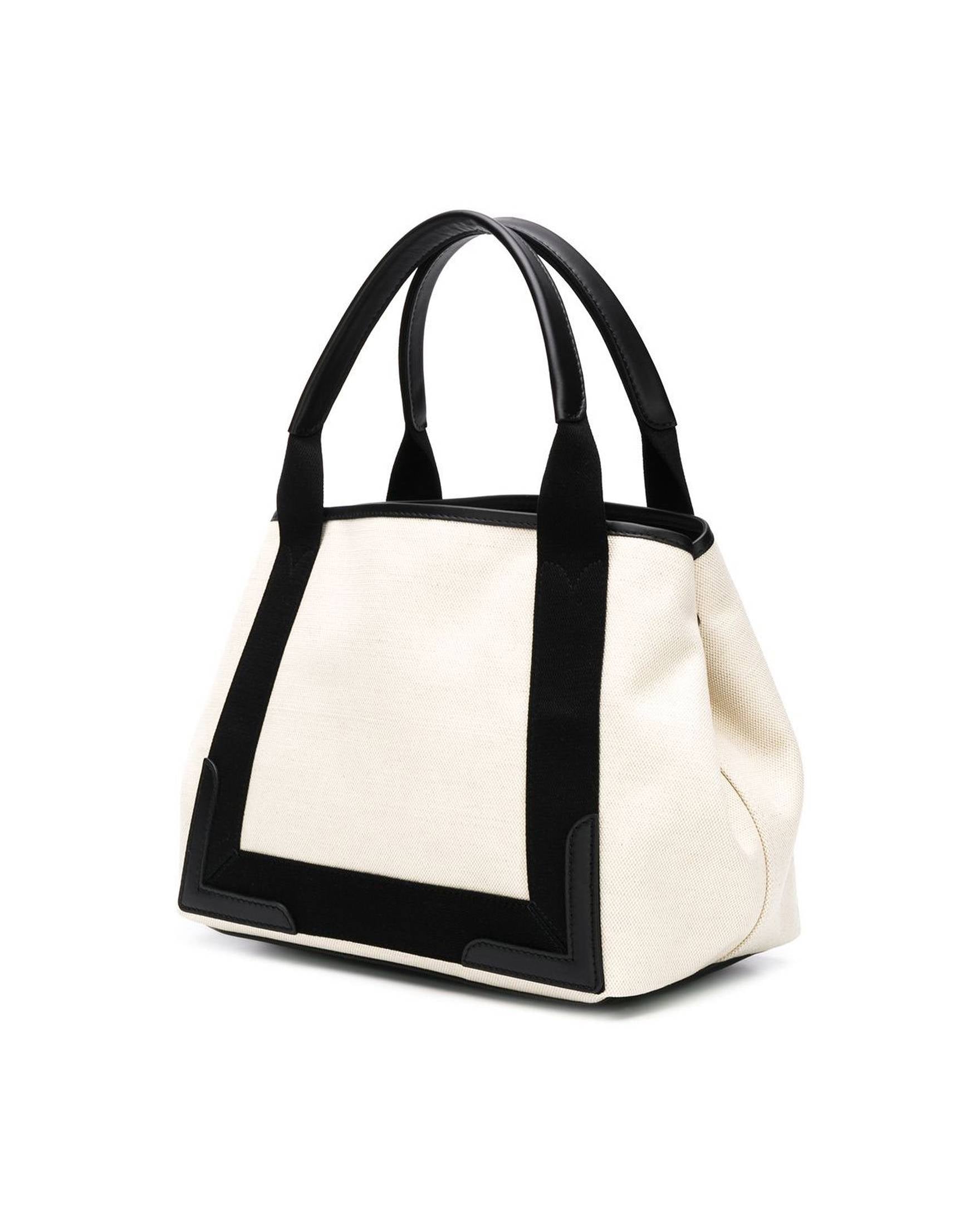 Balenciaga Navy Small Cabas Tote Bag Glam Steals