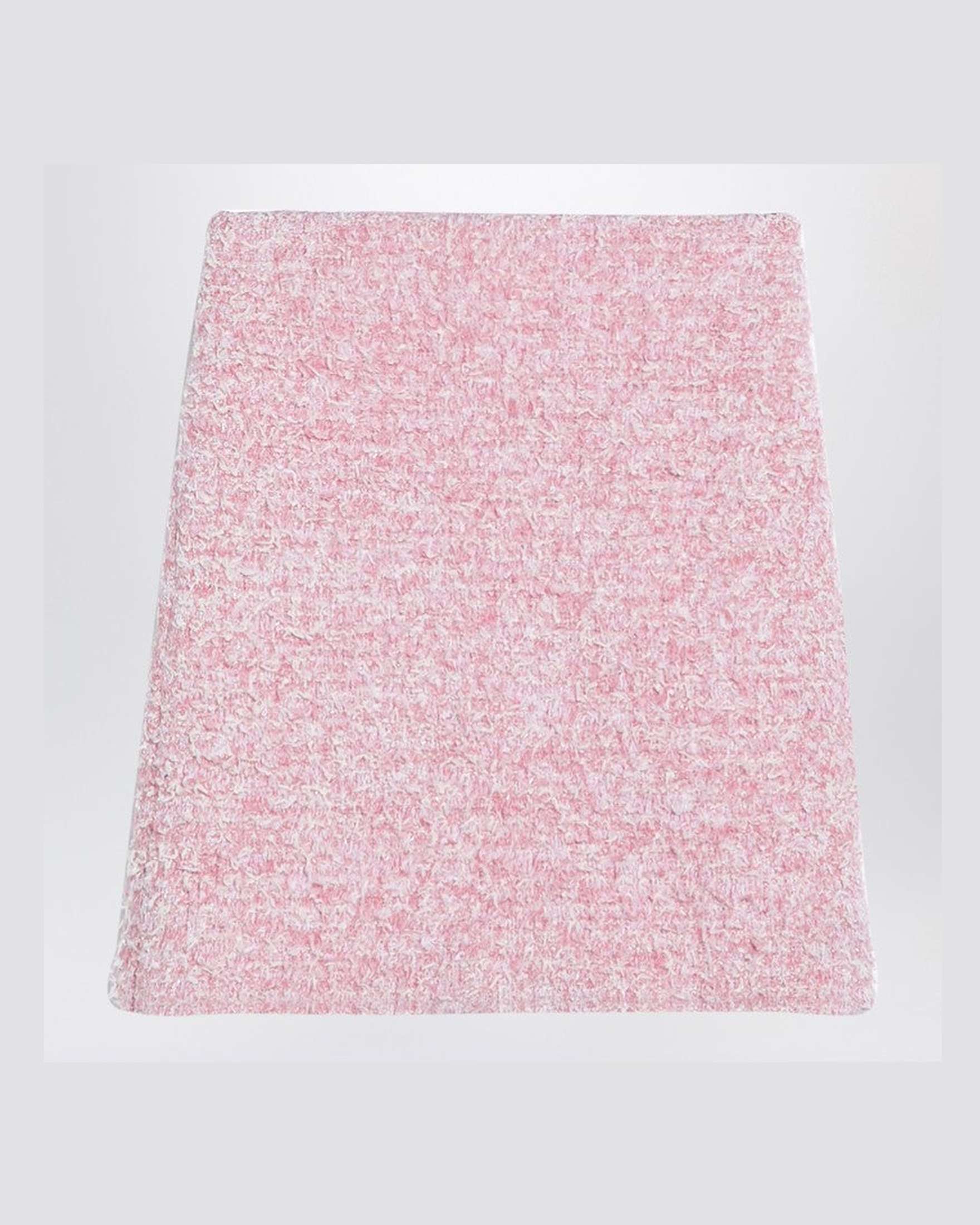 Balenciaga Pink Cotton Blend Tweed Mini Skirt Glam Steals