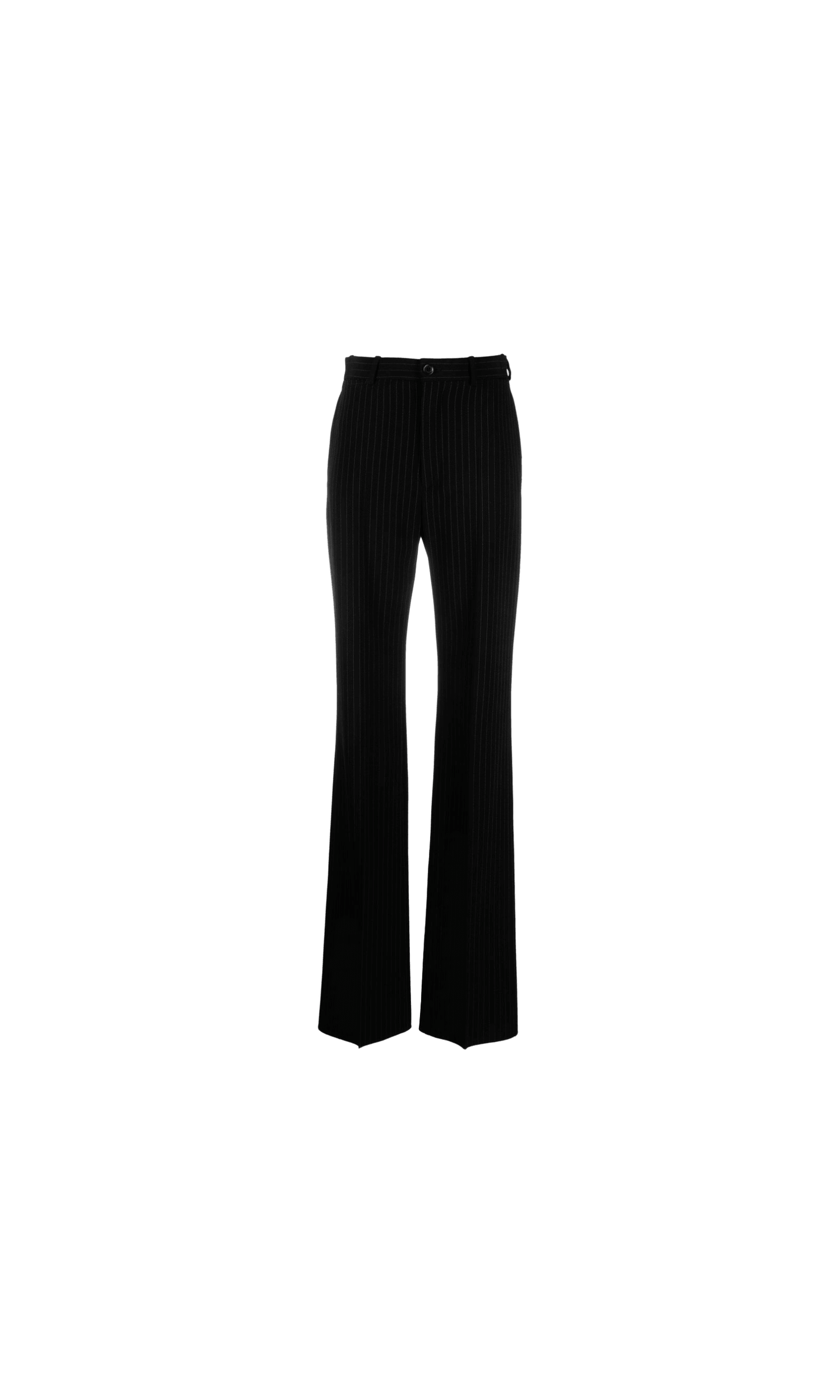 Balenciaga Pinstripe Straight Leg Trouser Glam Steals