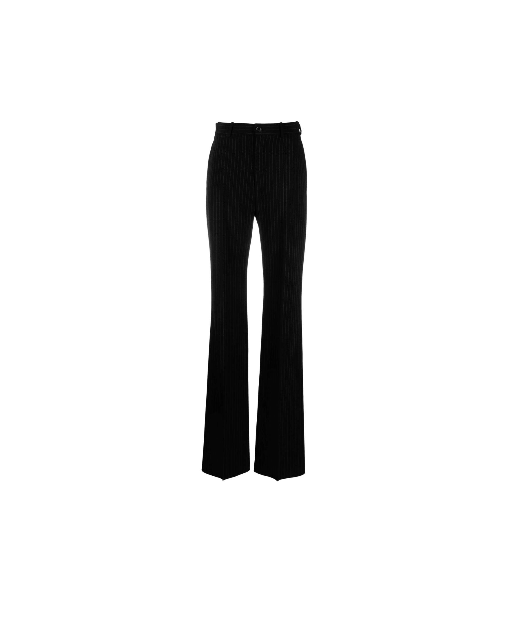 Balenciaga Pinstripe Straight Leg Trouser Glam Steals