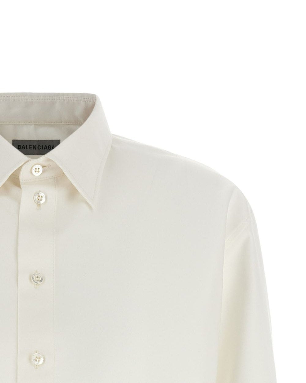 Balenciaga Cotton Cropped Shirt Glam Steals