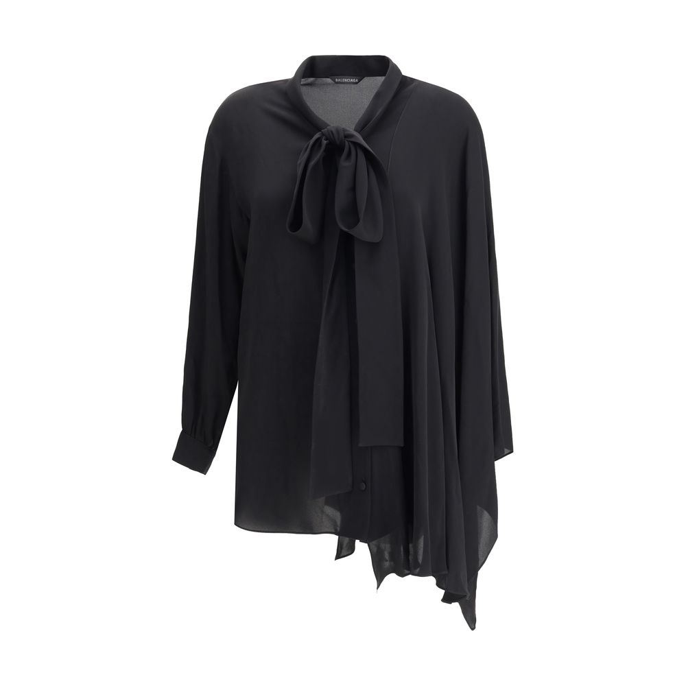 Balenciaga Silk Blouse Glam Steals