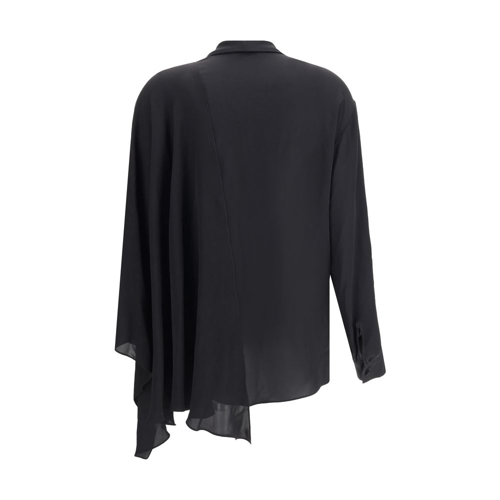 Balenciaga Silk Blouse Glam Steals