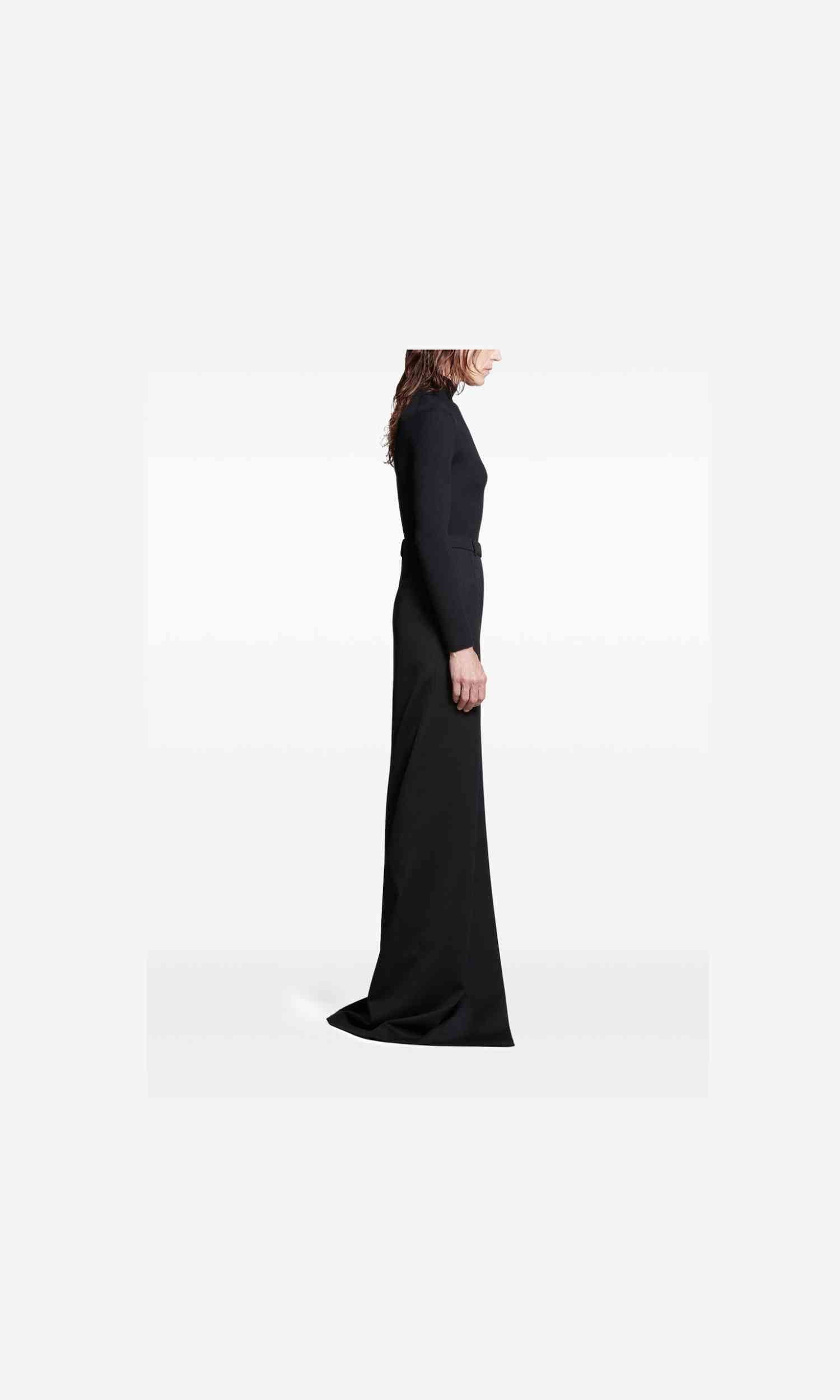 Balenciaga Slit Tailored Maxi Skirt Glam Steals