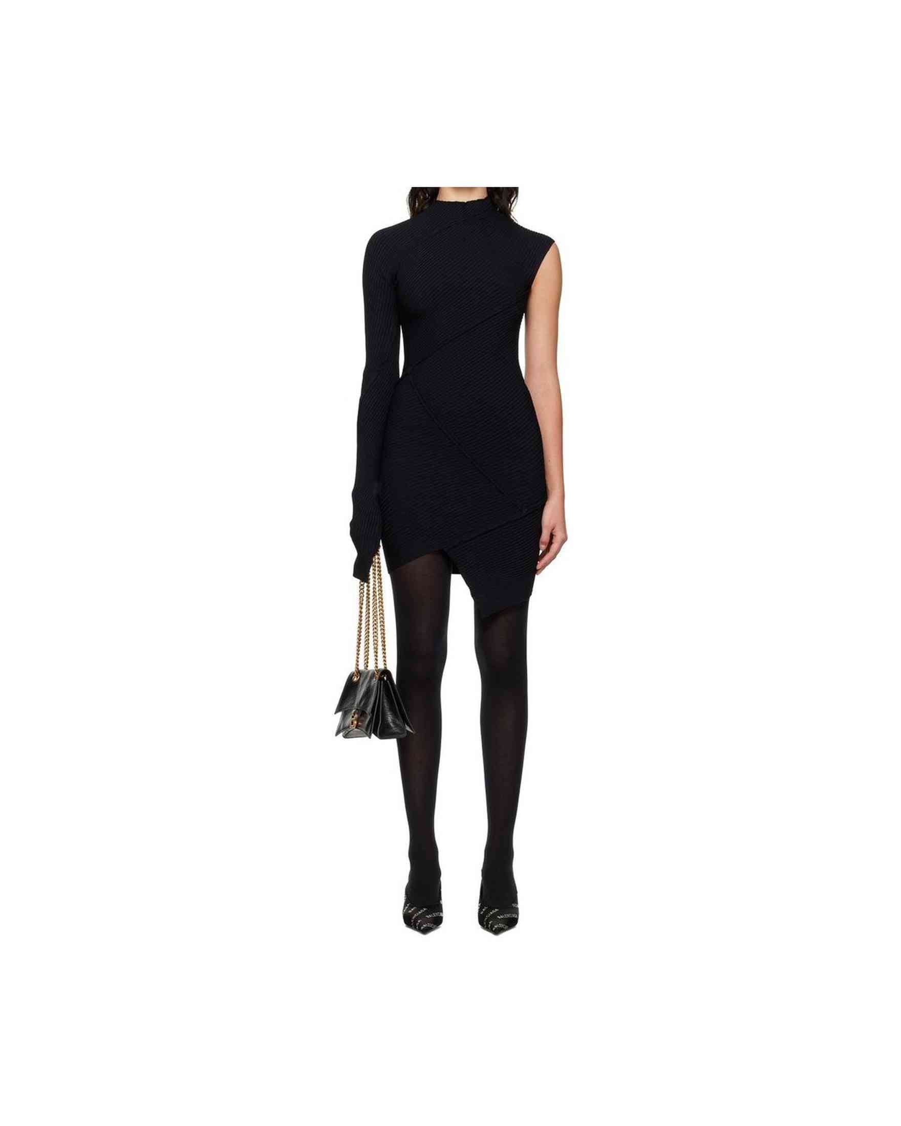 Balenciaga Spiral Mini Dress Glam Steals