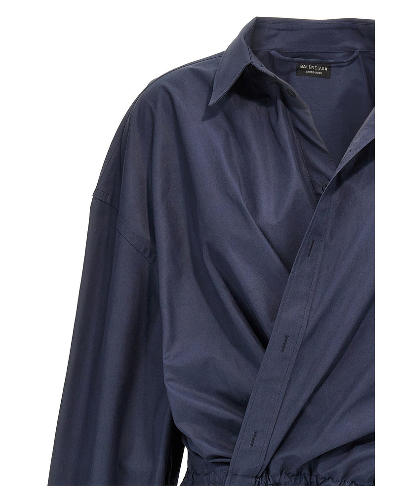 Balenciaga Stile Camicia Mini Dress Glam Steals