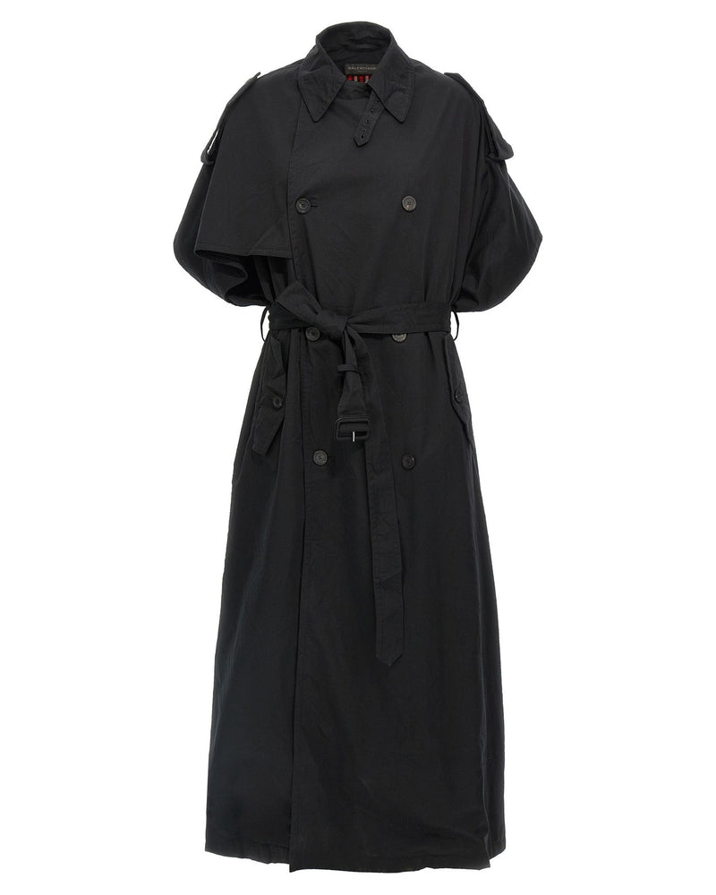 Balenciaga Stole Trench Coat Glam Steals