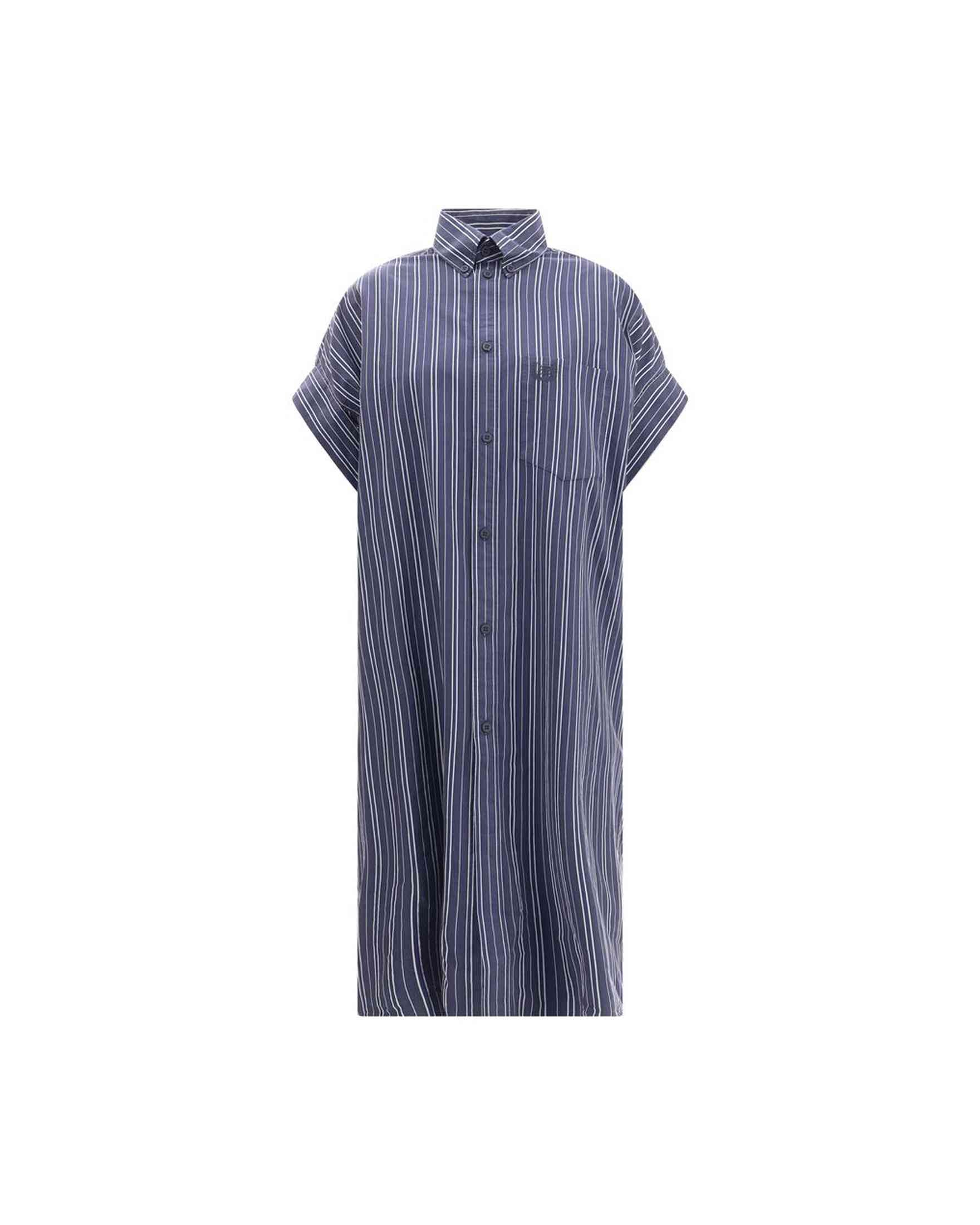 Balenciaga Striped Chemisier Dress Glam Steals