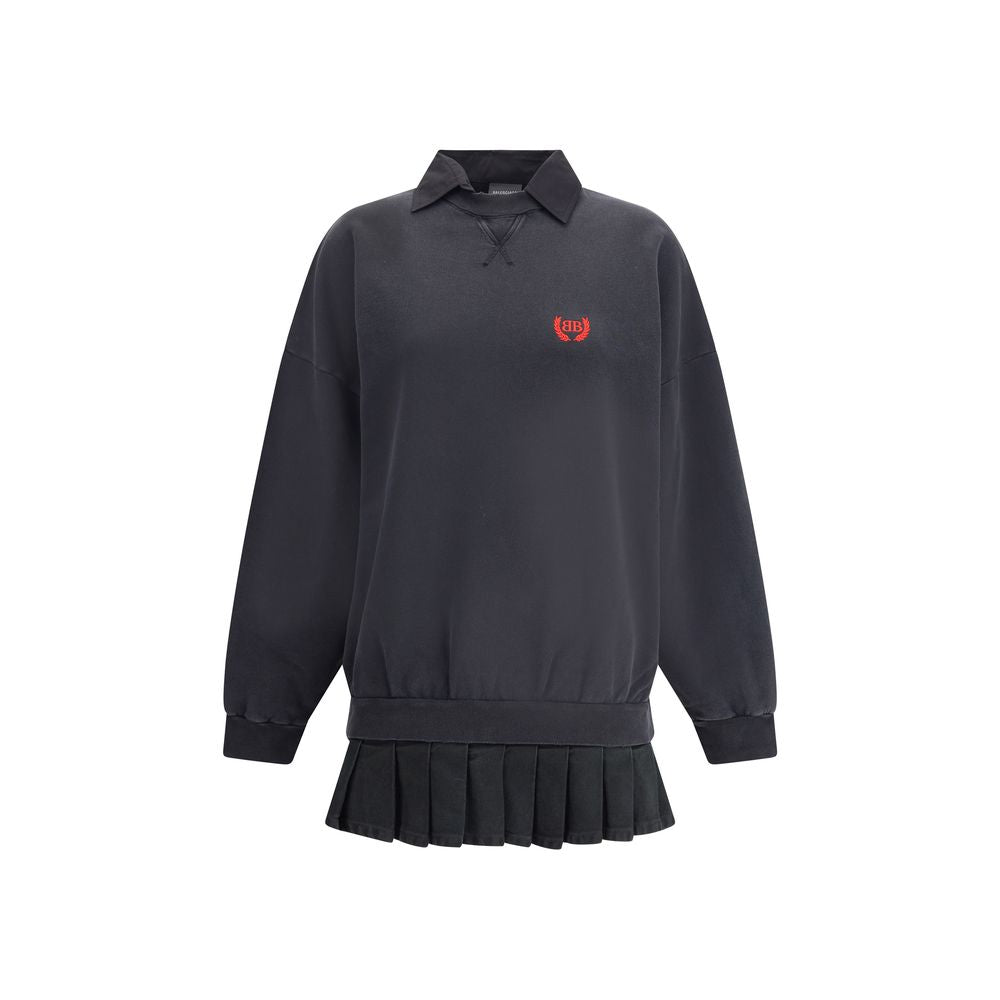 Balenciaga Sweat-Shirt Dress Glam Steals