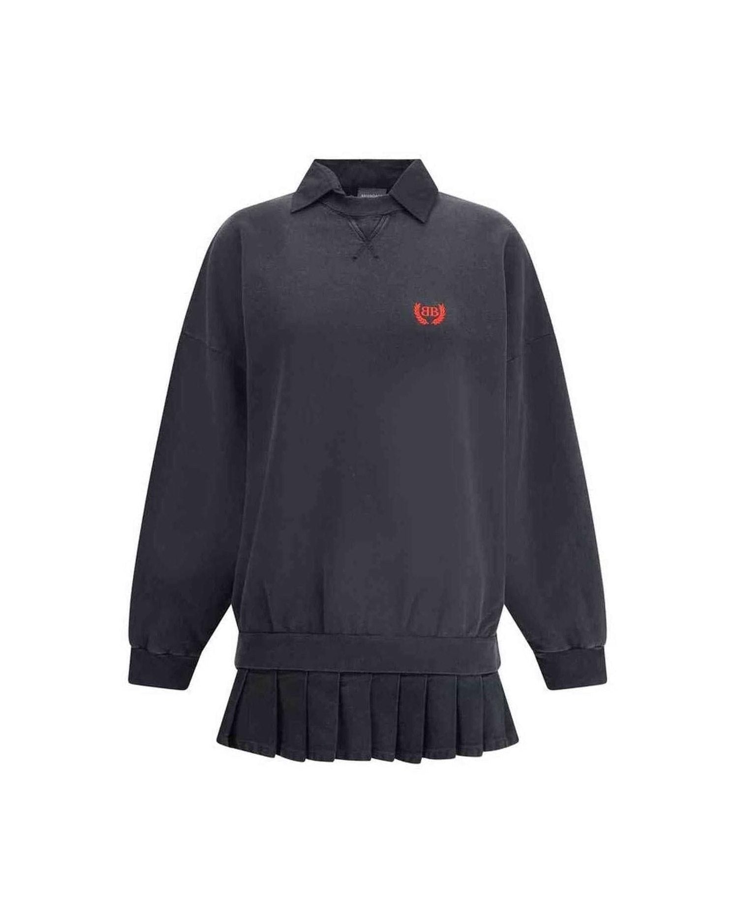 Balenciaga Sweat-Shirt Dress Glam Steals