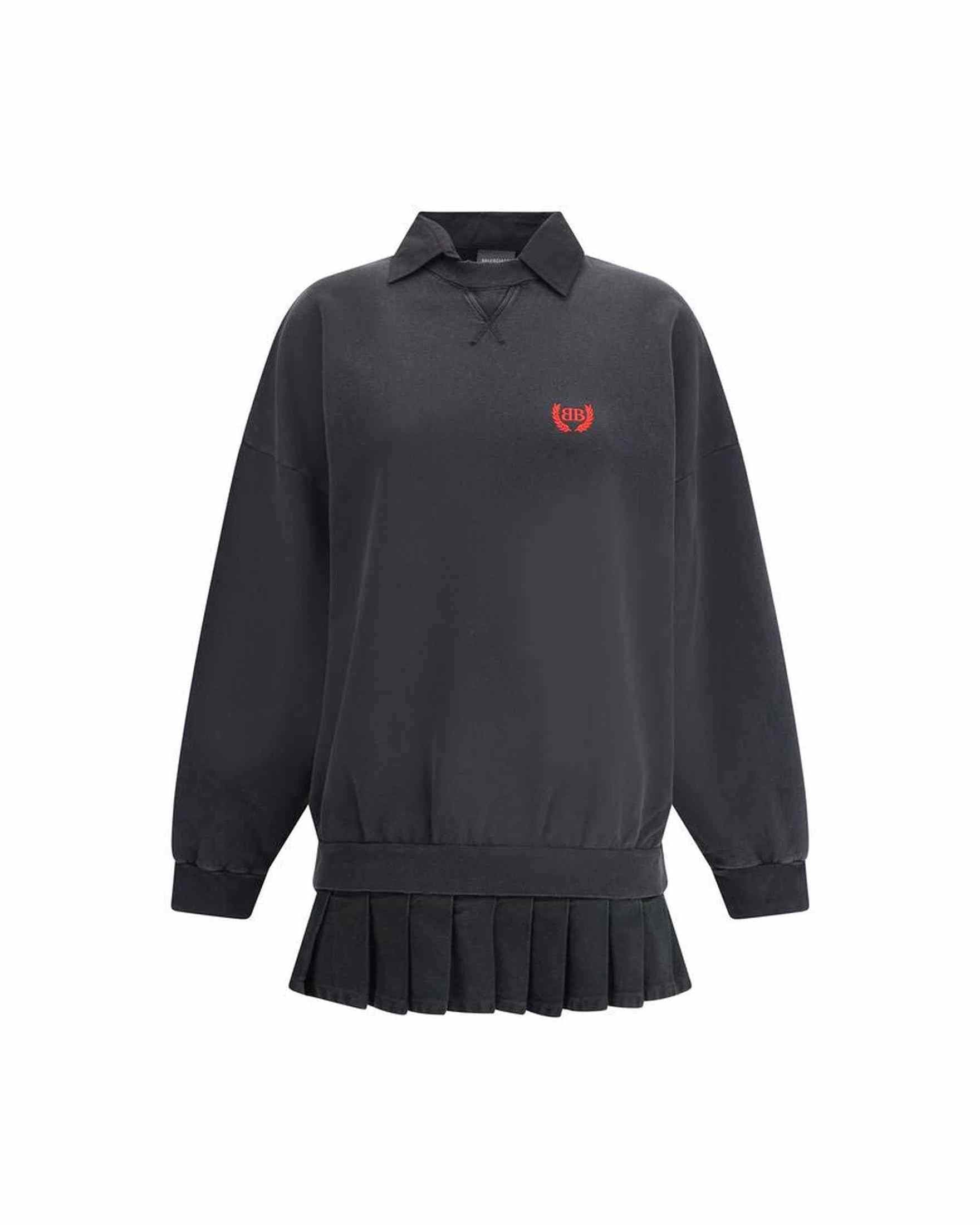 Balenciaga Sweat-Shirt Dress Glam Steals