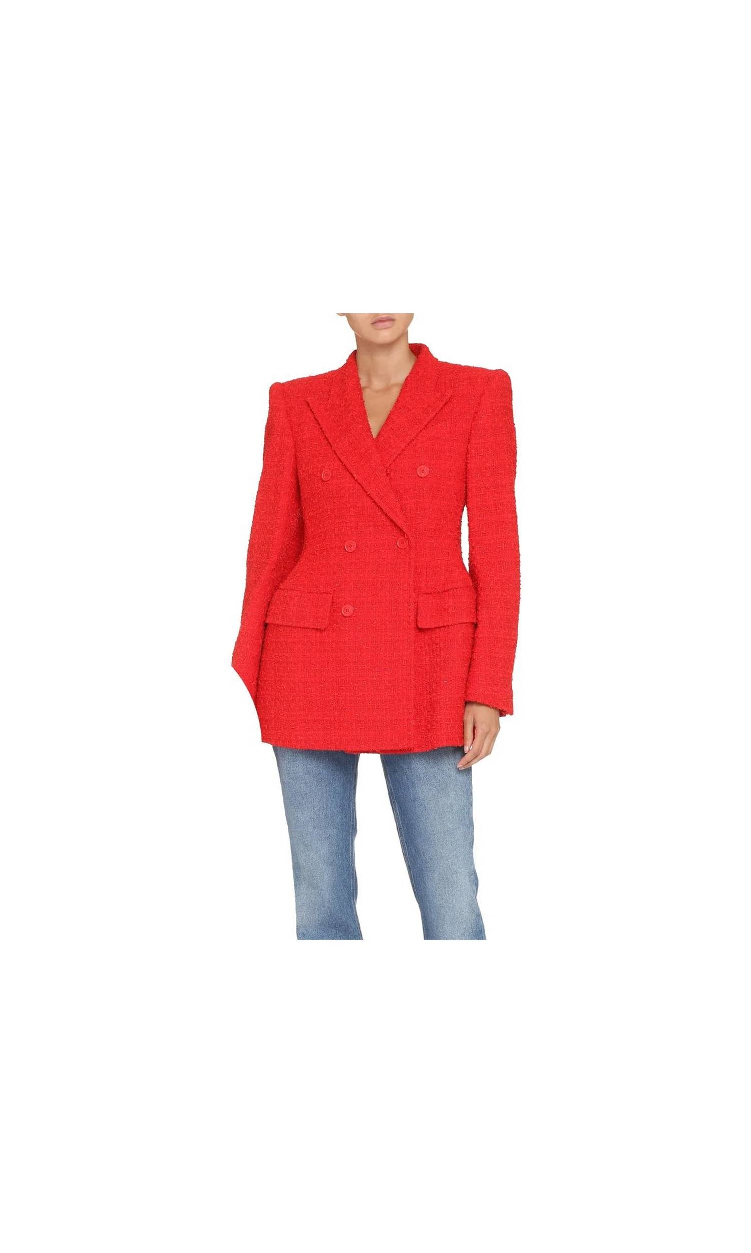 Balenciaga Tweed Blazer Jacket Glam Steals