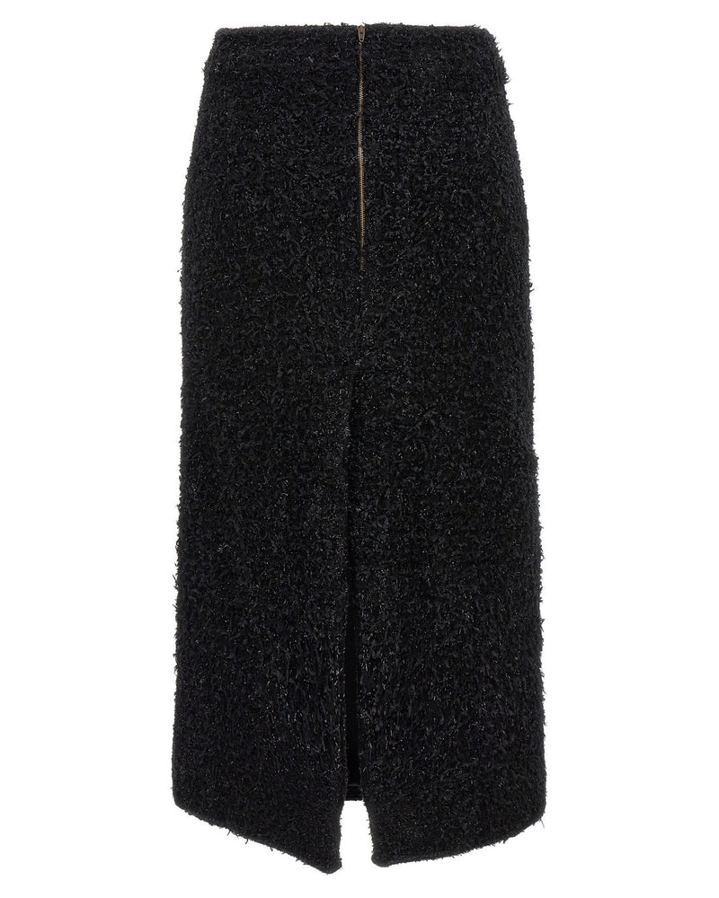 Balenciaga Tweed Midi Skirt Glam Steals