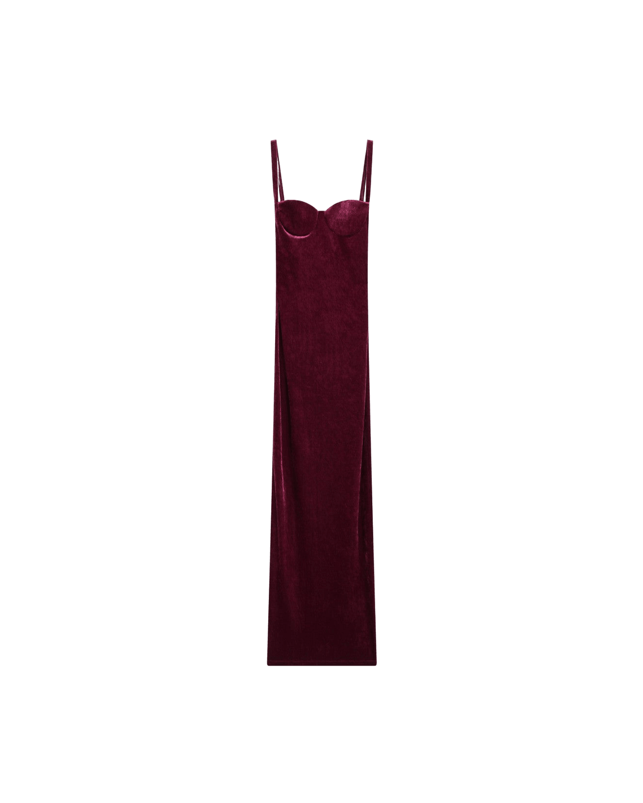 Balenciaga Velvet Long Plum Colored Dress Glam Steals