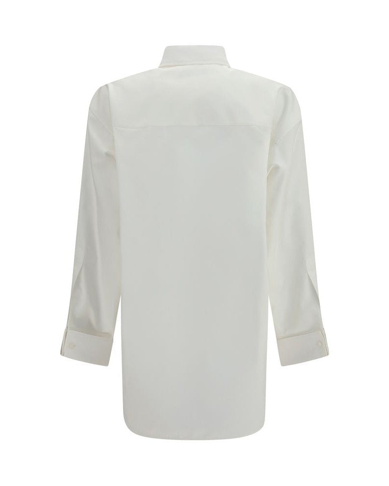 Balenciaga White Cotton Dress Shirt Glam Steals