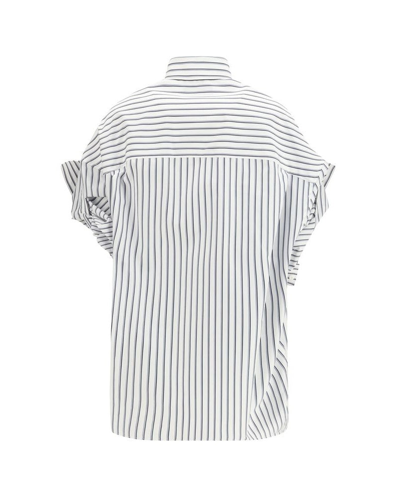Balenciaga White Cotton Shortsleeve Shirt 