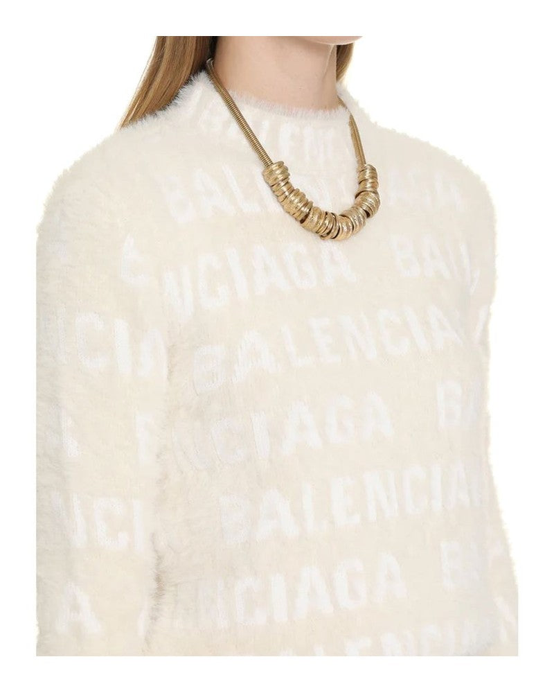 Balenciaga White Elastane Sweatshirt Glam Steals