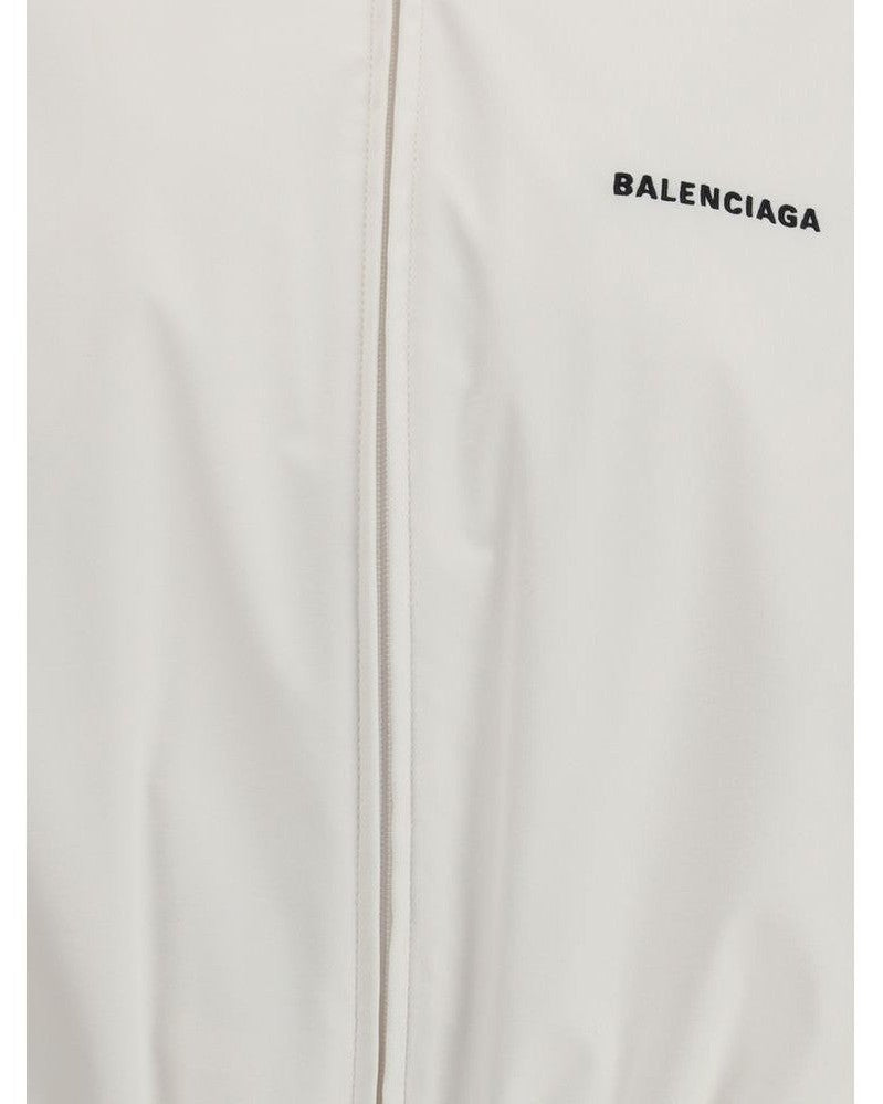 Balenciaga White Polyester Shell Jacket Glam Steals